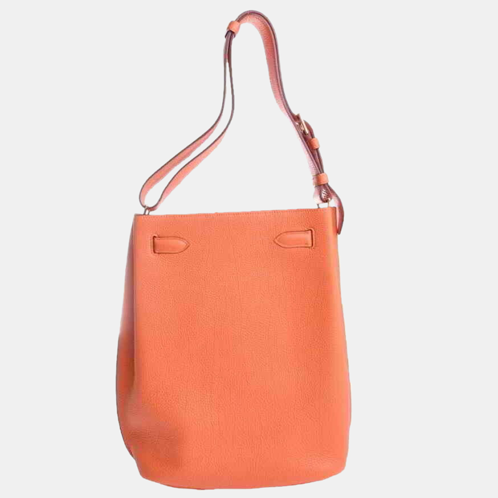 

Hermes Togo Saw Kelly 22 Shoulder Bag Orange