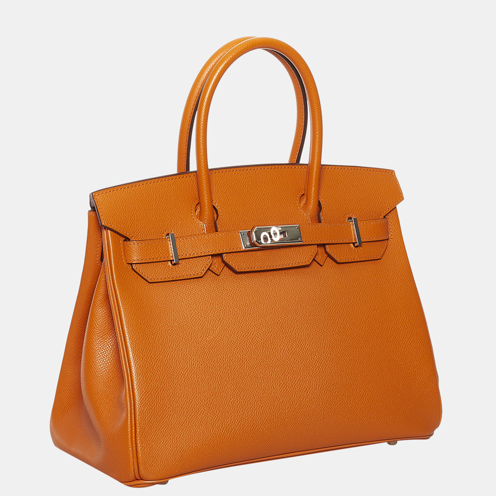 

Hermes Orange Epsom Birkin 30