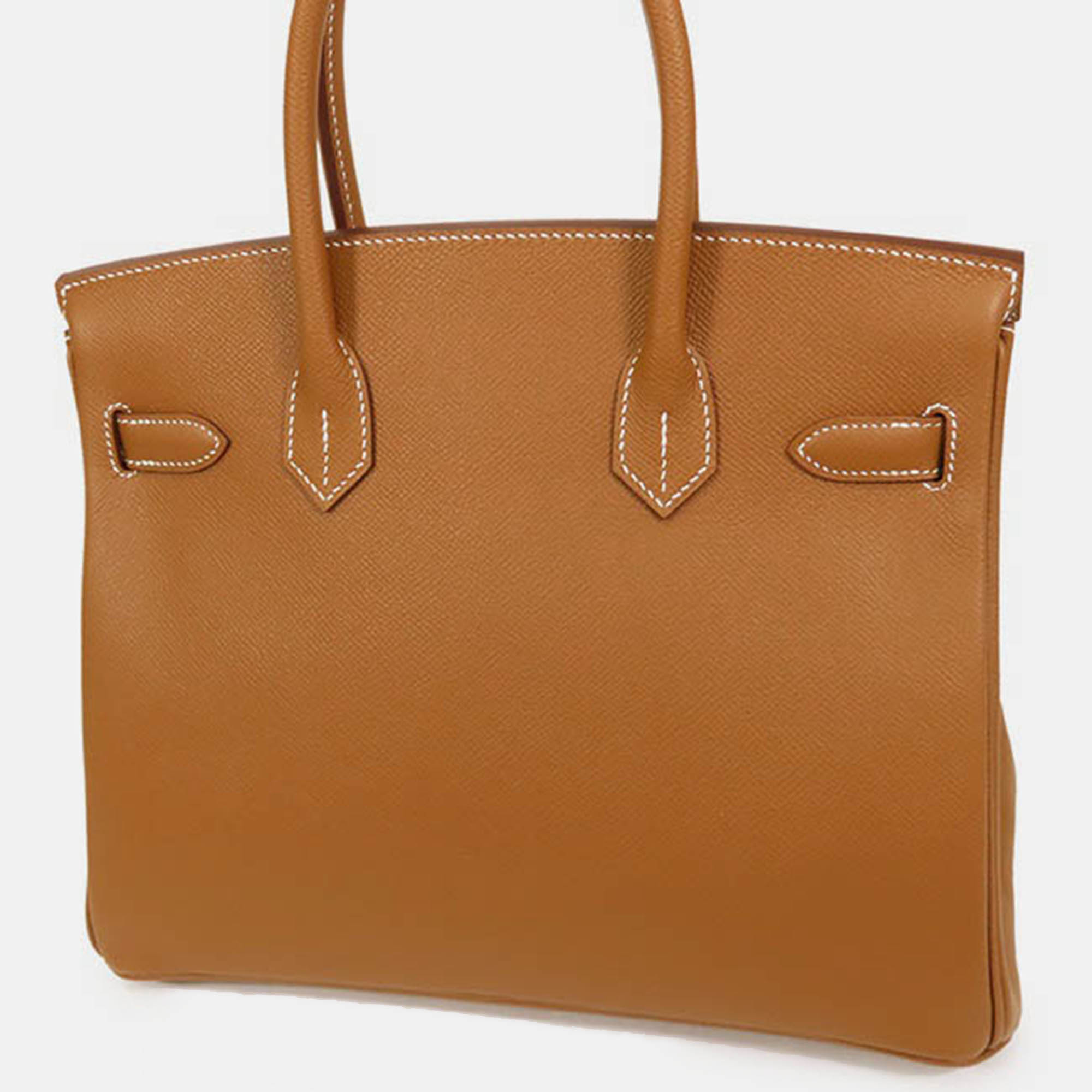 

Hermes Epson Birkin 30 Gold/Silver U, Brown