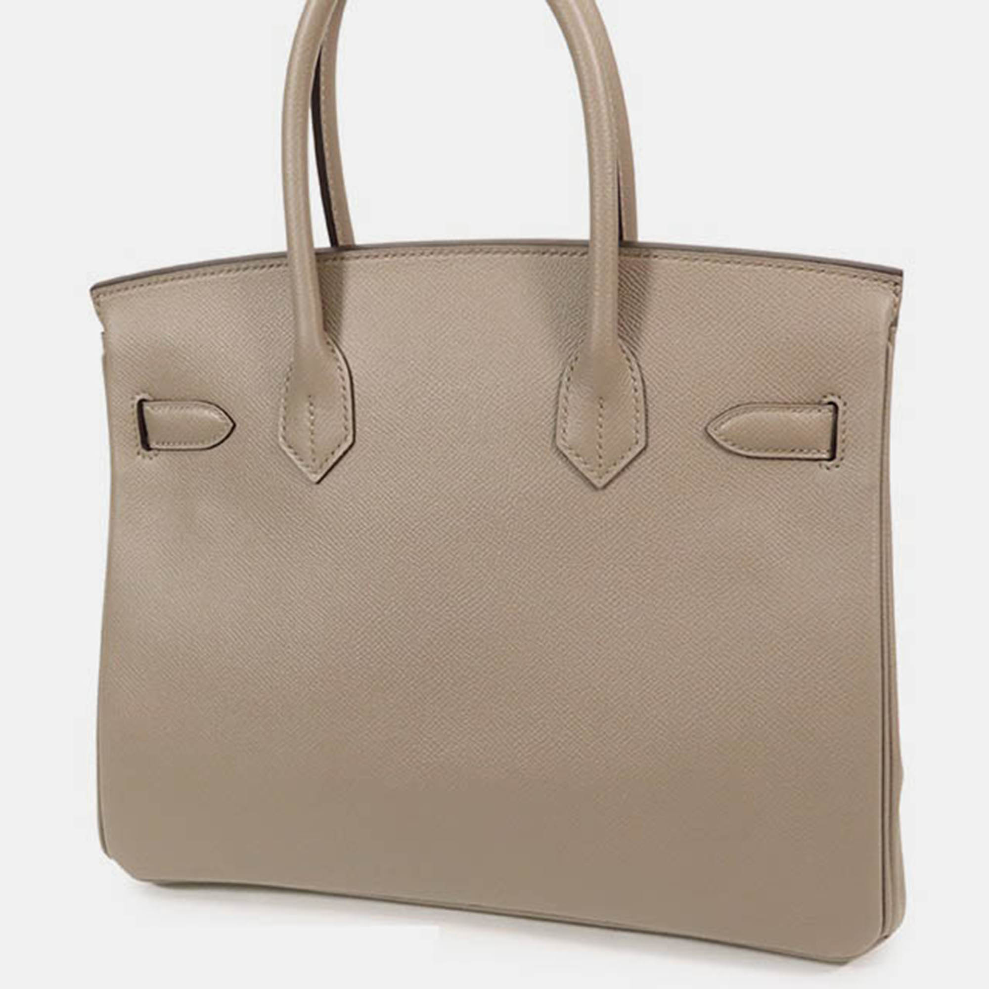 

Hermes Epson Birkin 30 Gris Asphalt/Silver C, Grey