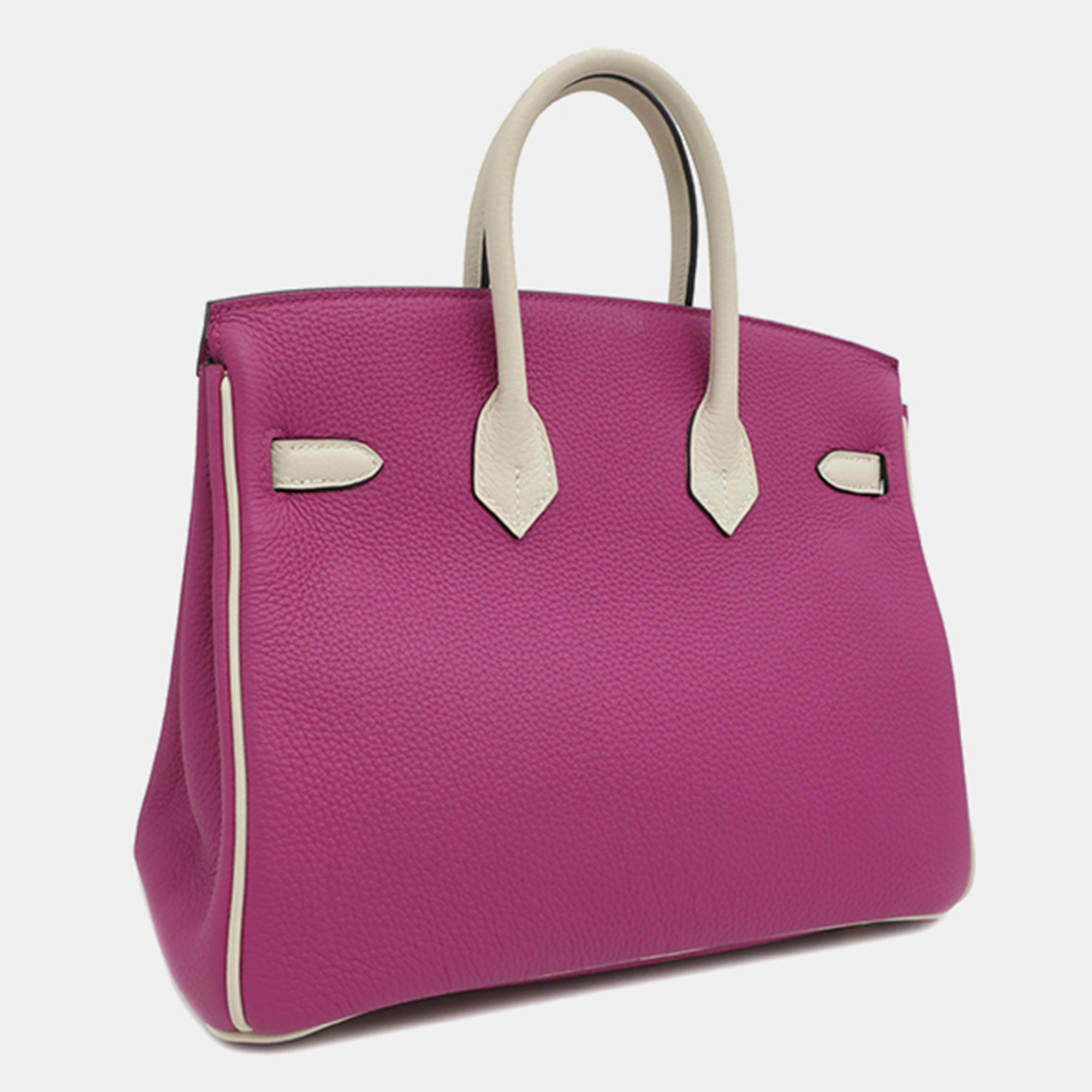 

Hermes Togo Birkin 25 Rose Purple/Craie/Gold C Personal Order