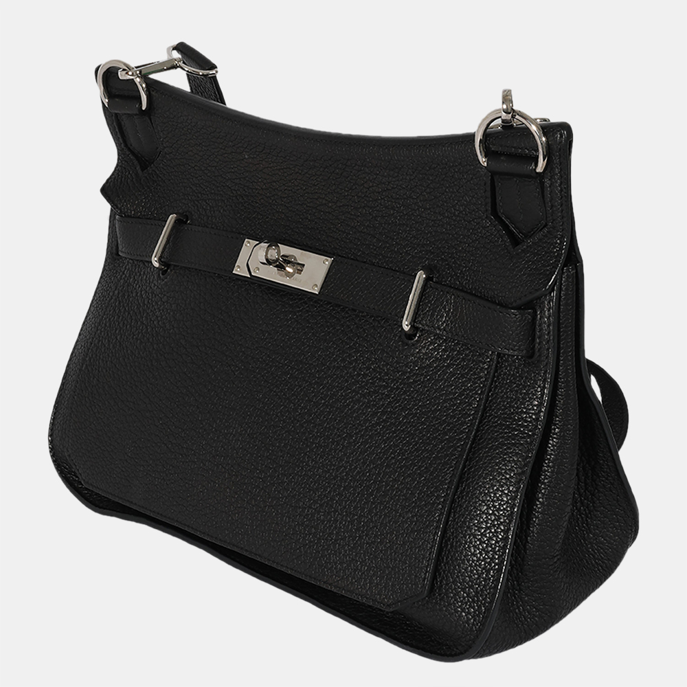 

Hermes Black Clemence Jypsiere 34 PHW