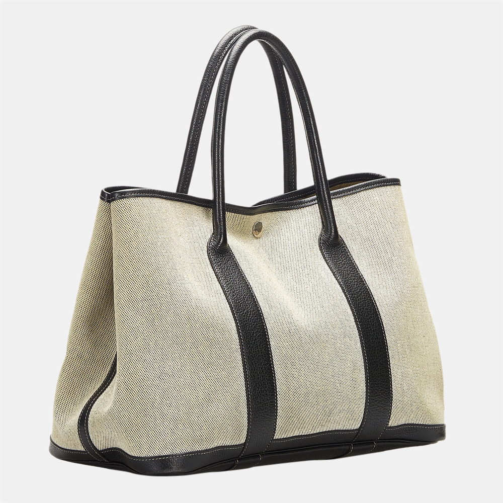 

Hermes Grey Toile Garden Party 36
