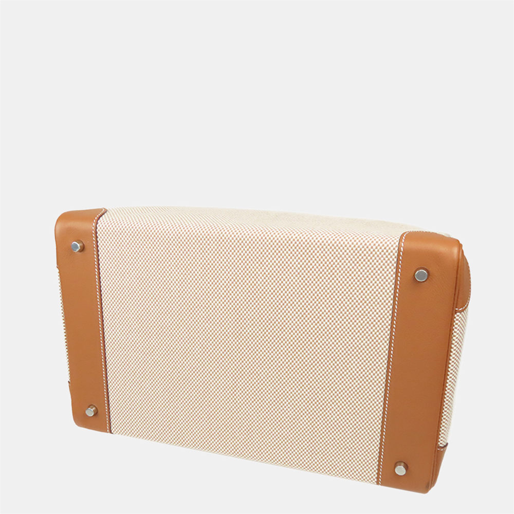 

Hermes Brown Canvas HAC Birkin 40
