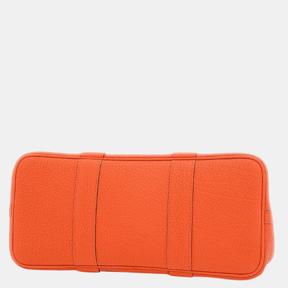 

Hermes Garden Party TPM 30 Handbag Negonda Capucines U Stamp, Orange