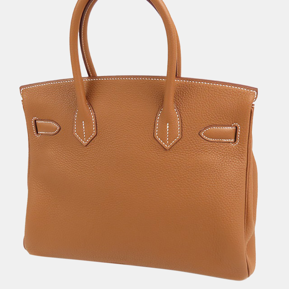 

Hermes Togo Birkin 30 Gold/Silver Z, Brown