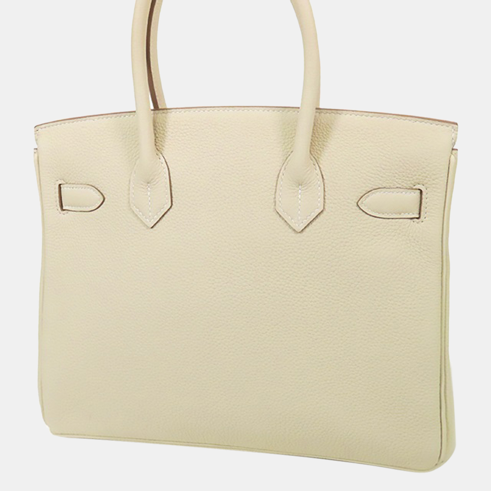 

Hermes Togo Birkin 30 Craie/Silver Z, Cream