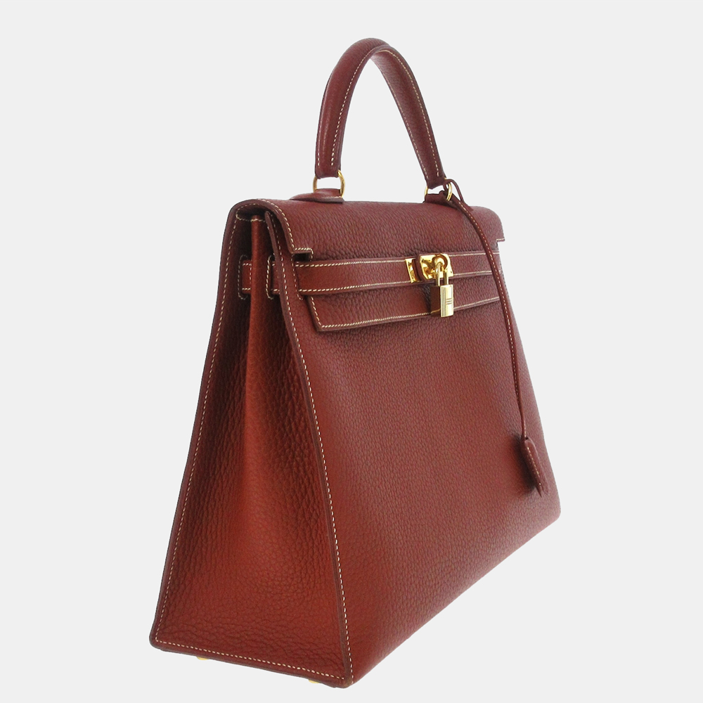 

Hermes Brown Togo Kelly Sellier 35