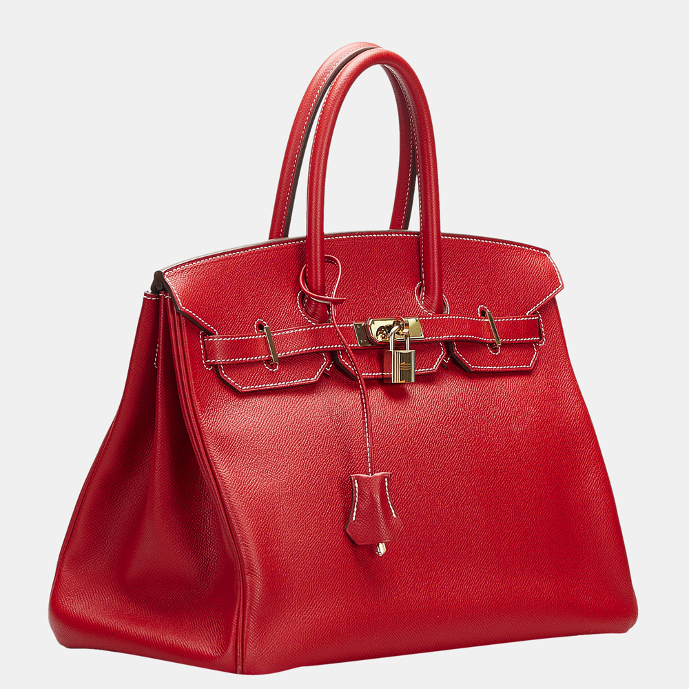 

Hermes Red Epsom Birkin 35