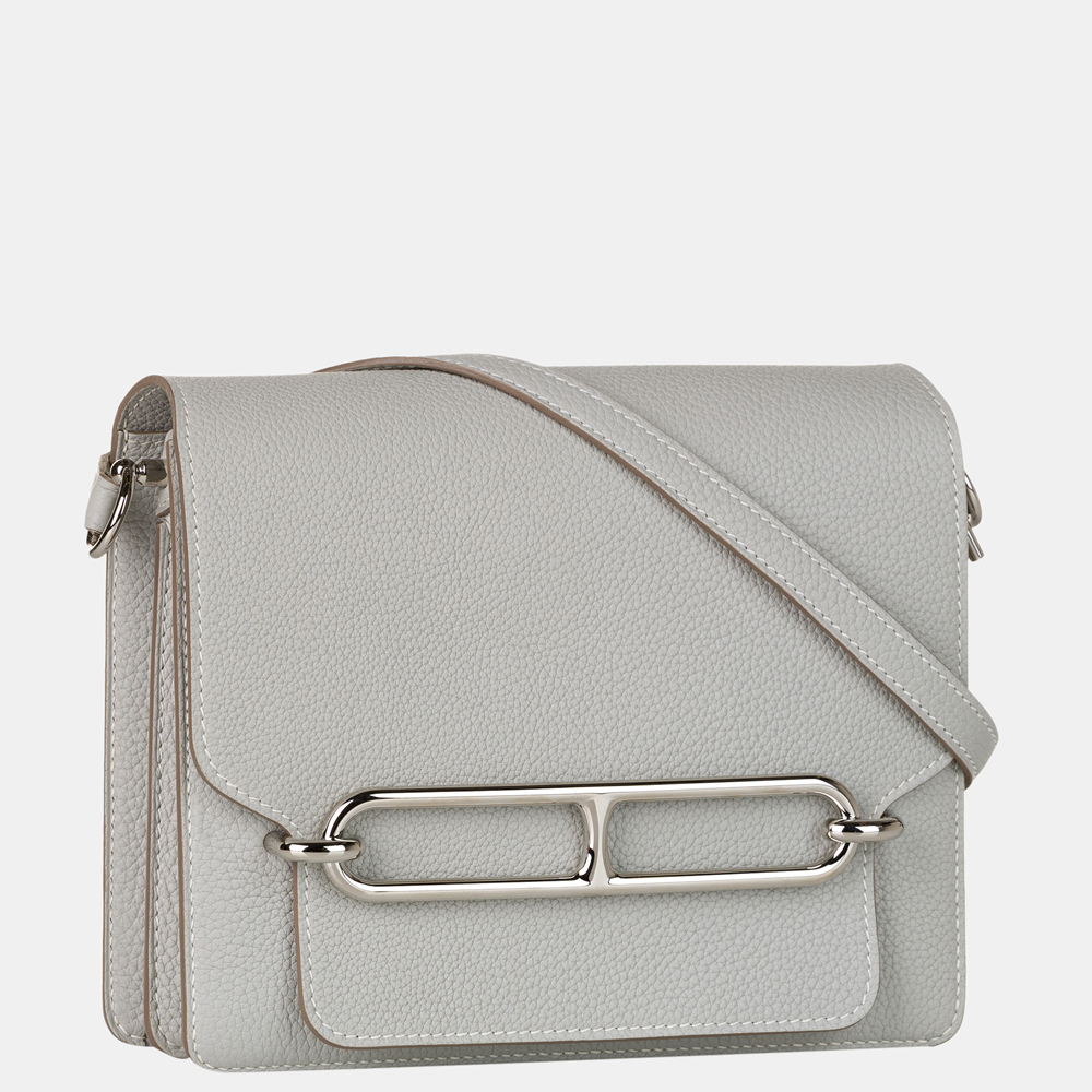 

Hermes Grey Mini Sac Roulis 18