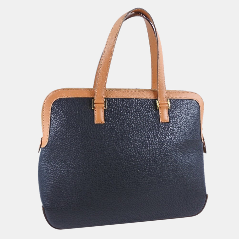 

Hermes Escapada Fjord Black G Women's handbag A-rank