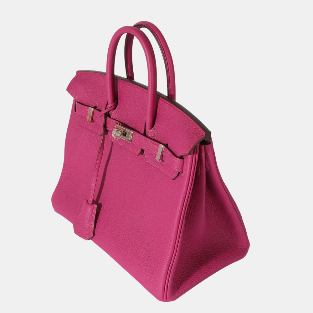 

Hermes Rose Pourpre Togo Birkin 25, Pink