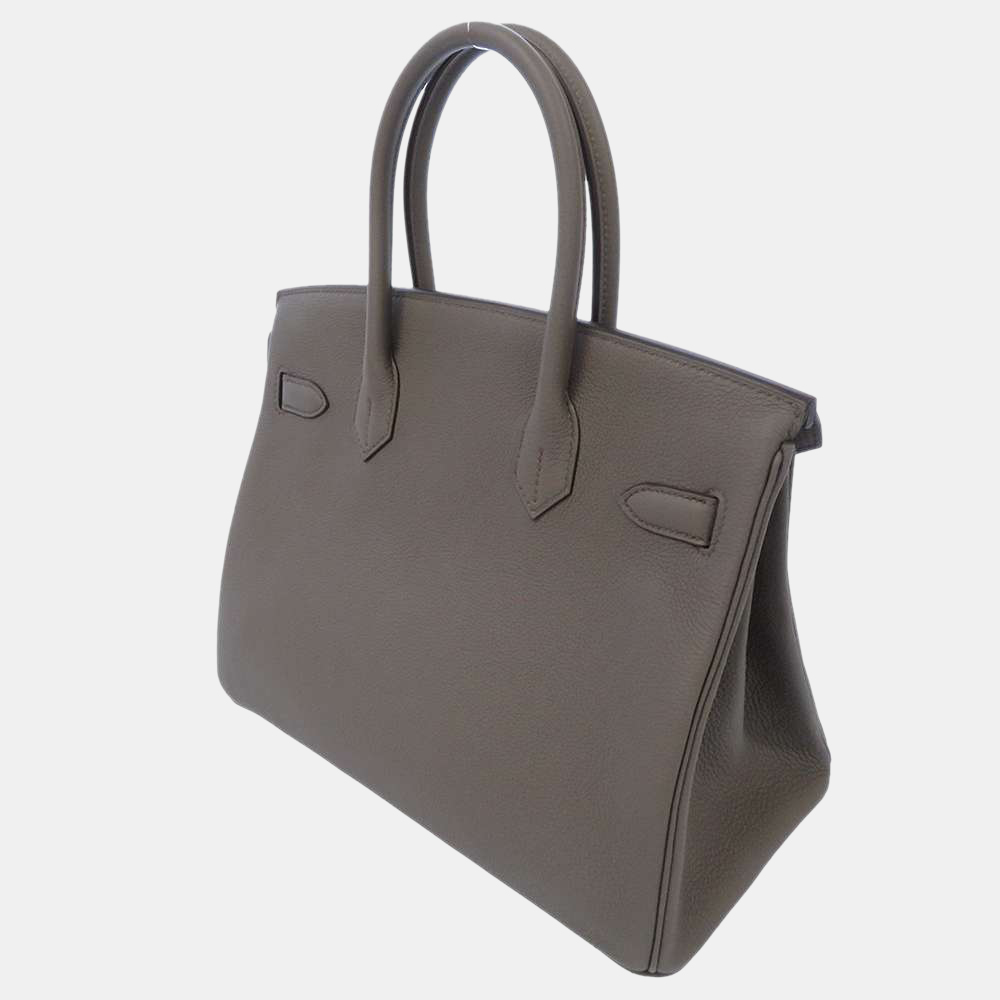 

Hermes Grey Togo Leather Palladium Hardware Birkin 30 Bag