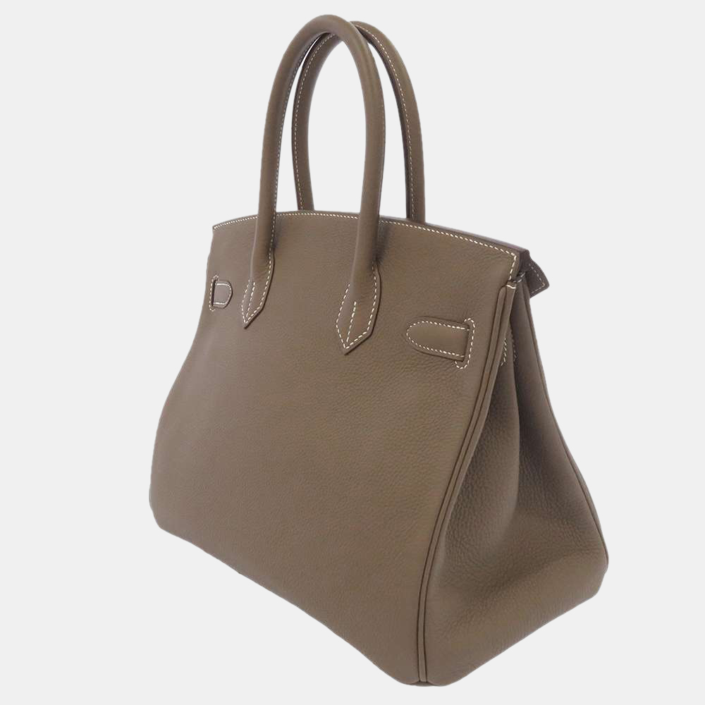 

Hermes Grey Togo Leather Palladium Hardware Birkin 30 Bag