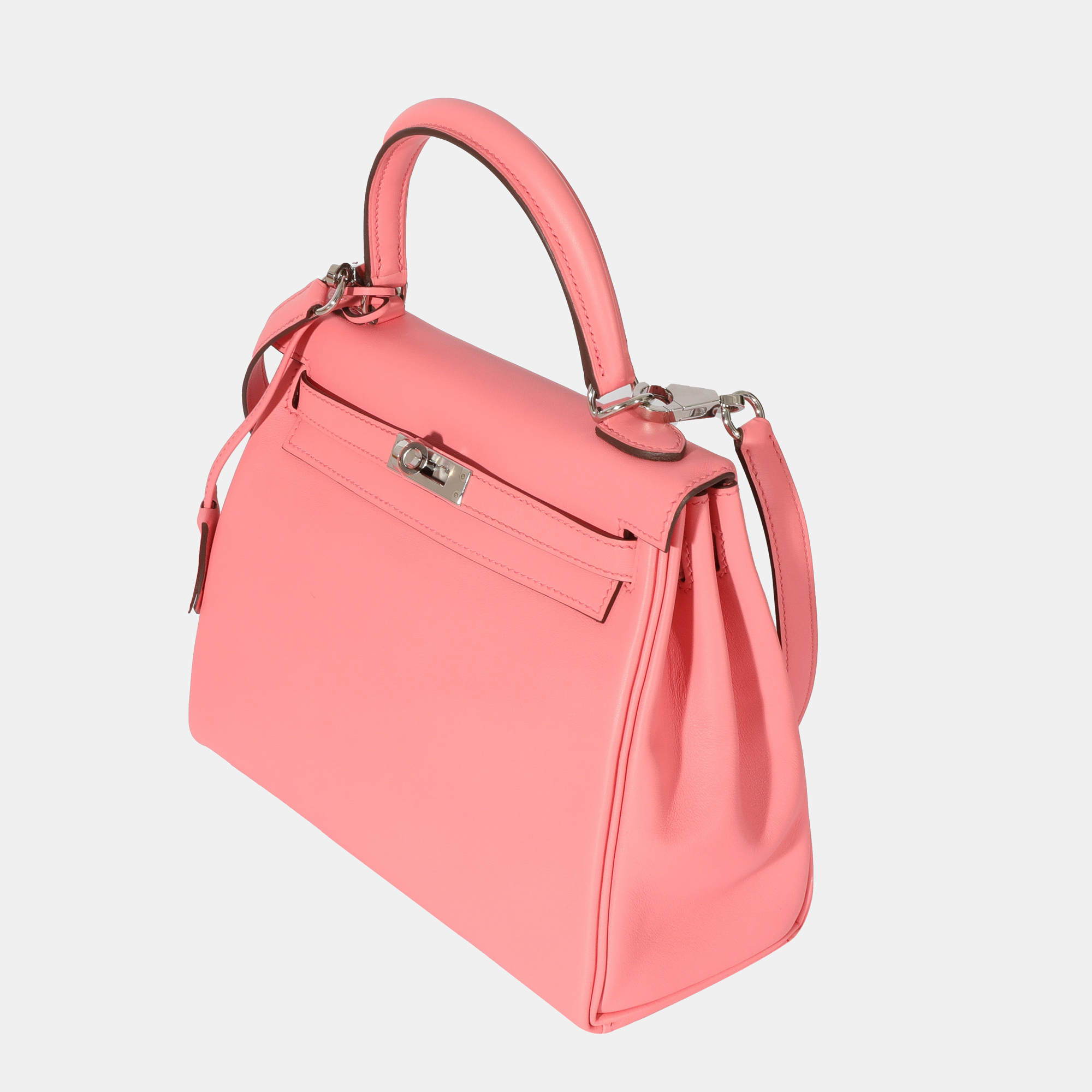 

Hermes Swift Rose Dete Retourne Kelly 25 PHW, Pink