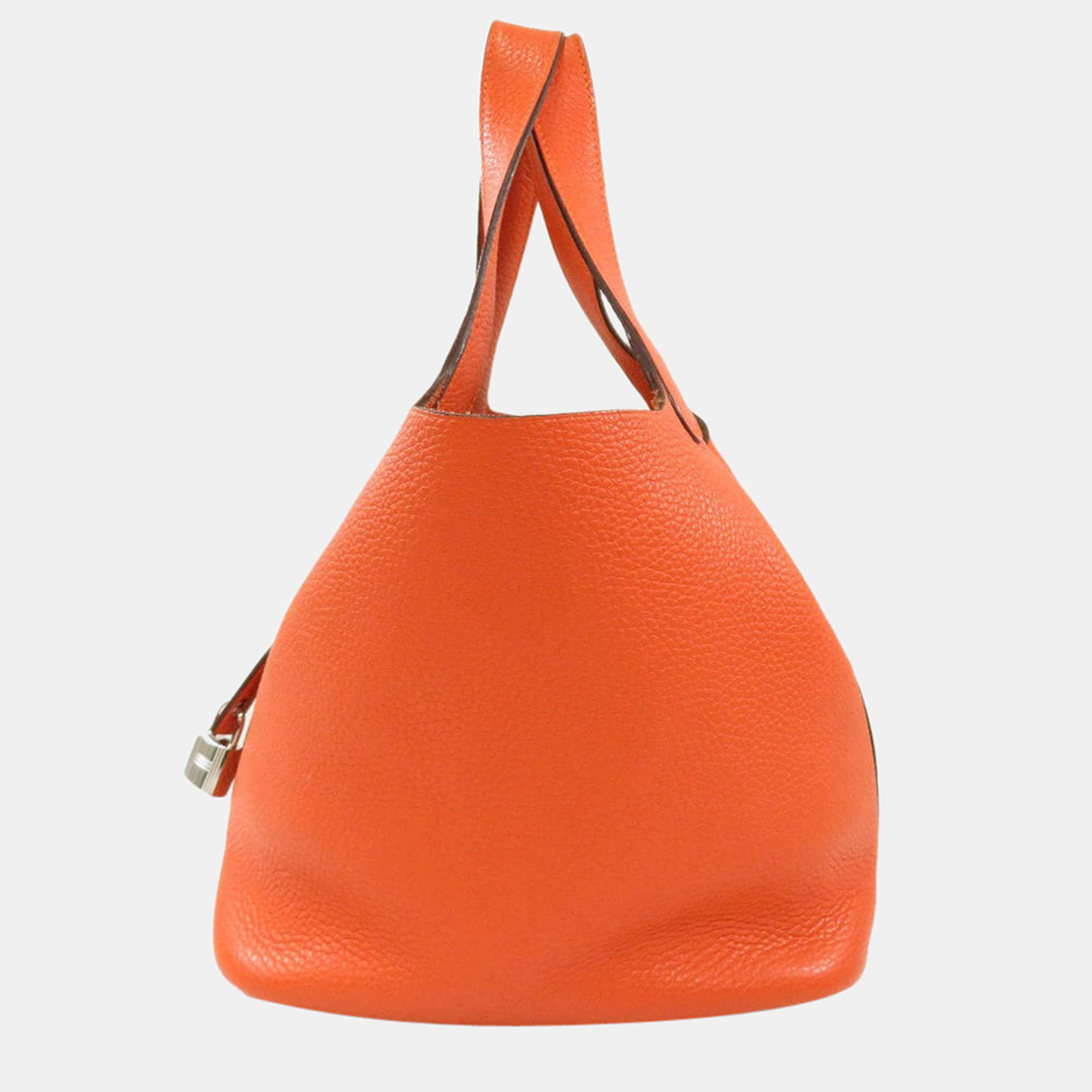 

Hermes Picotin Lock MM Orange Handbag Taurillon Ladies