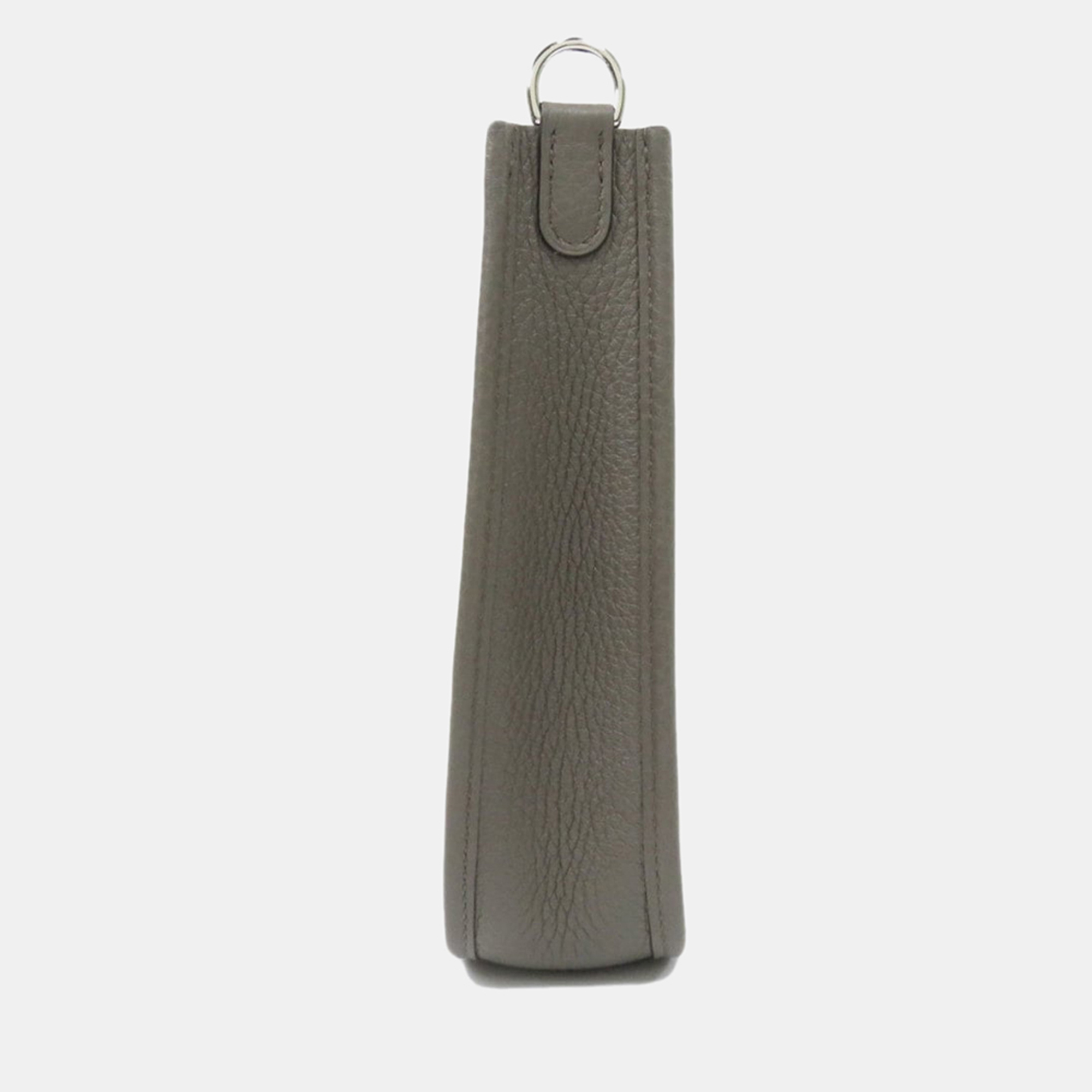 

Hermes Evelyn TPM Gray Shoulder Bag Taurillon Ladies, Grey