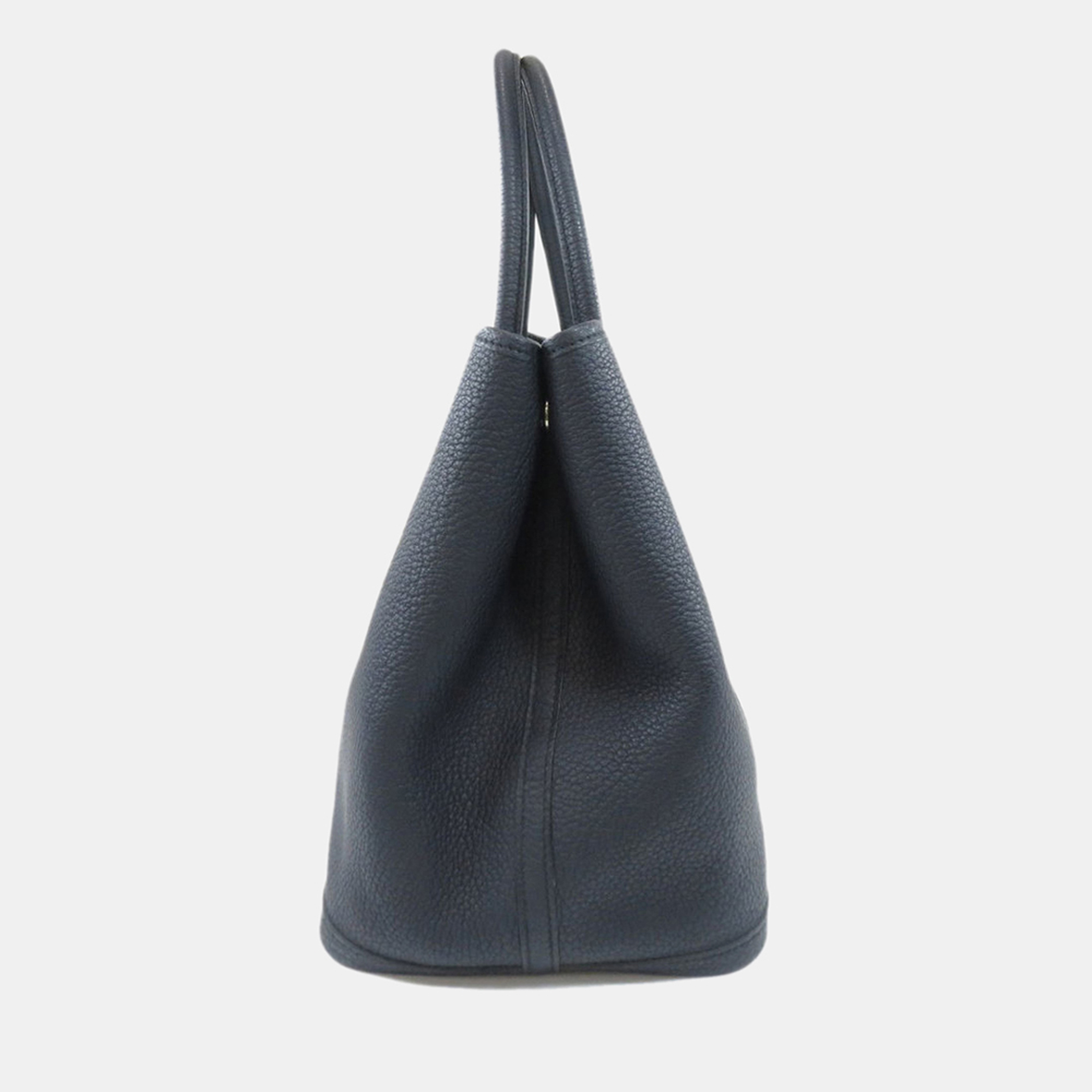 

Hermes Garden PM Silk In Blue Nui Tote Bag Negonda Women's