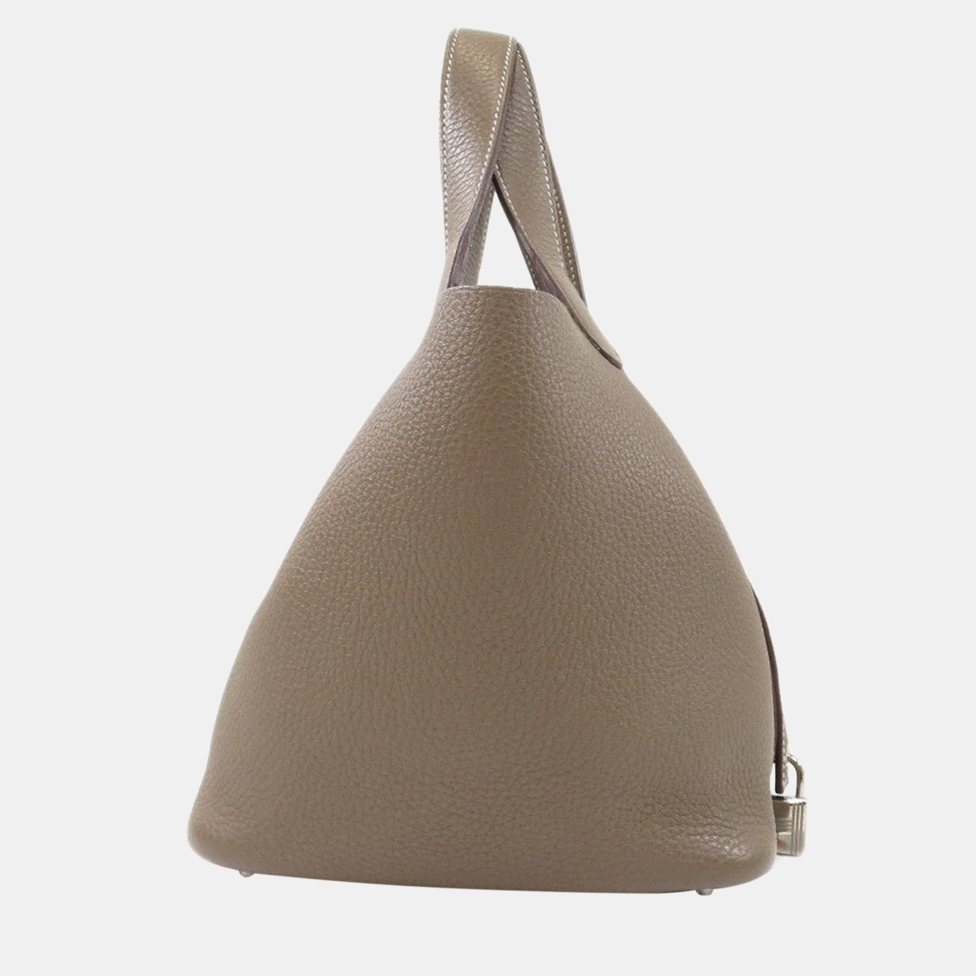 

Hermes Picotin Lock PM Etoupe Taurillon Handbag Women's, Grey