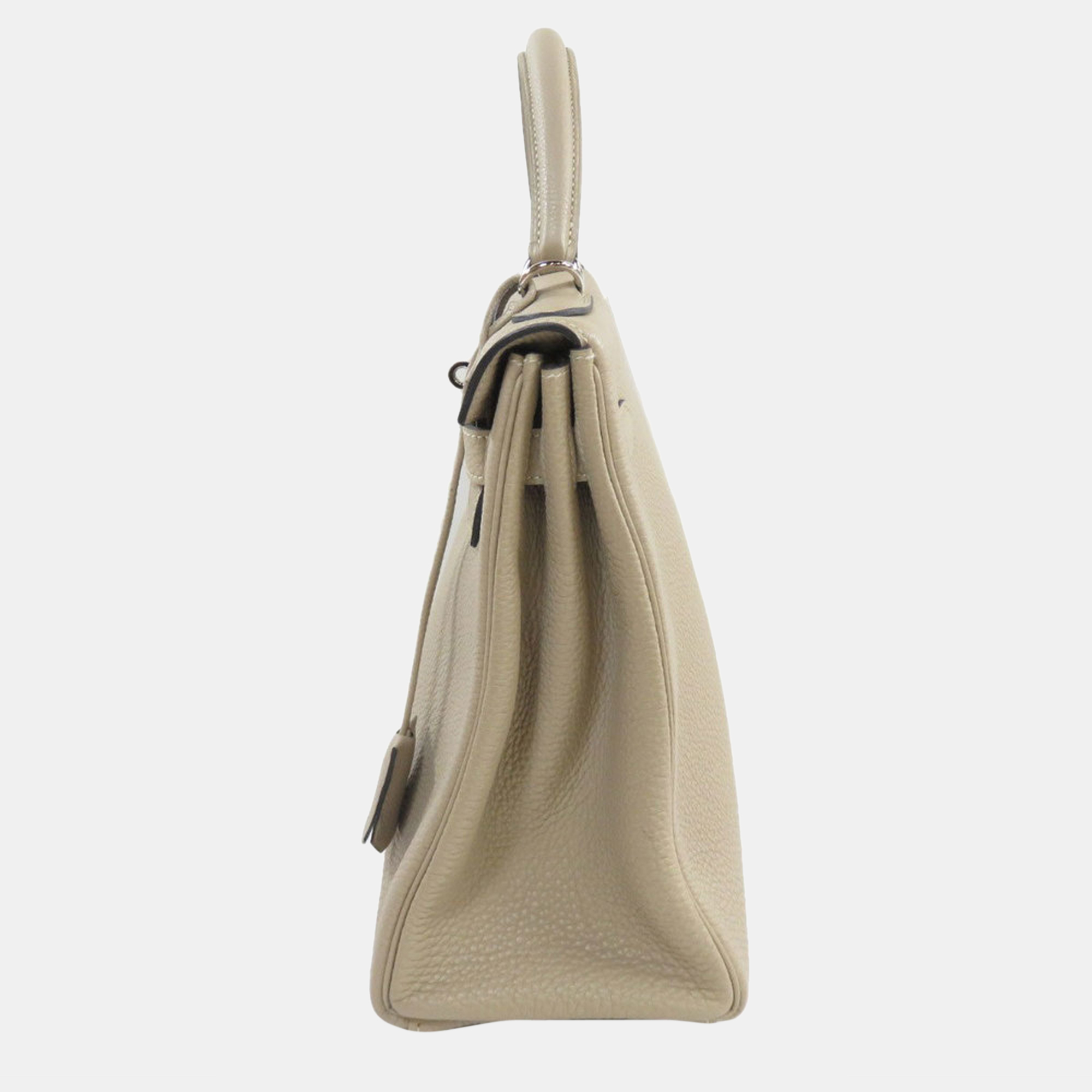 

Hermes Kelly 32 Beige Handbag Calf Women's