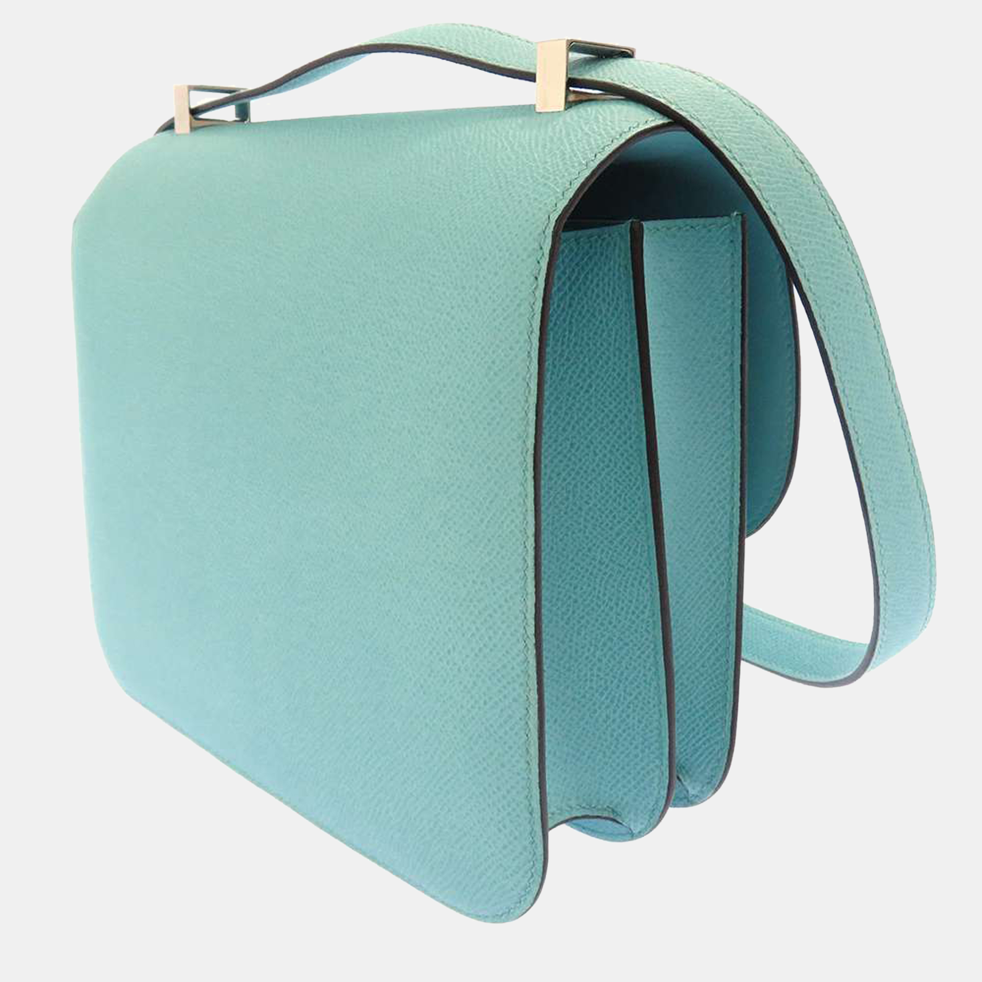 

Hermes Blue Epsom Leather Constance 24 Shoulder Bag