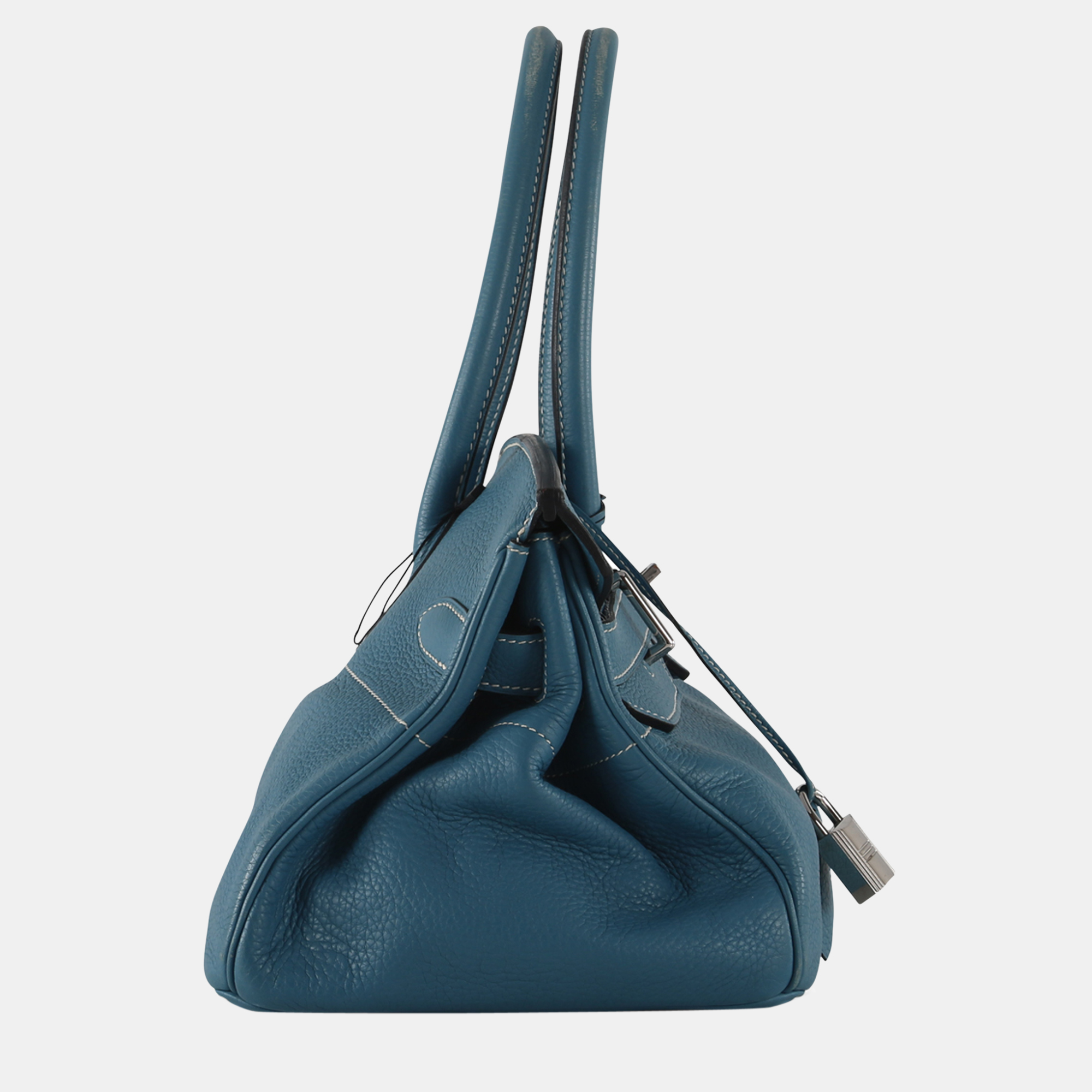 

Hermes Blue Togo Leather Palladium Hardware Birkin JPG 42 Bag