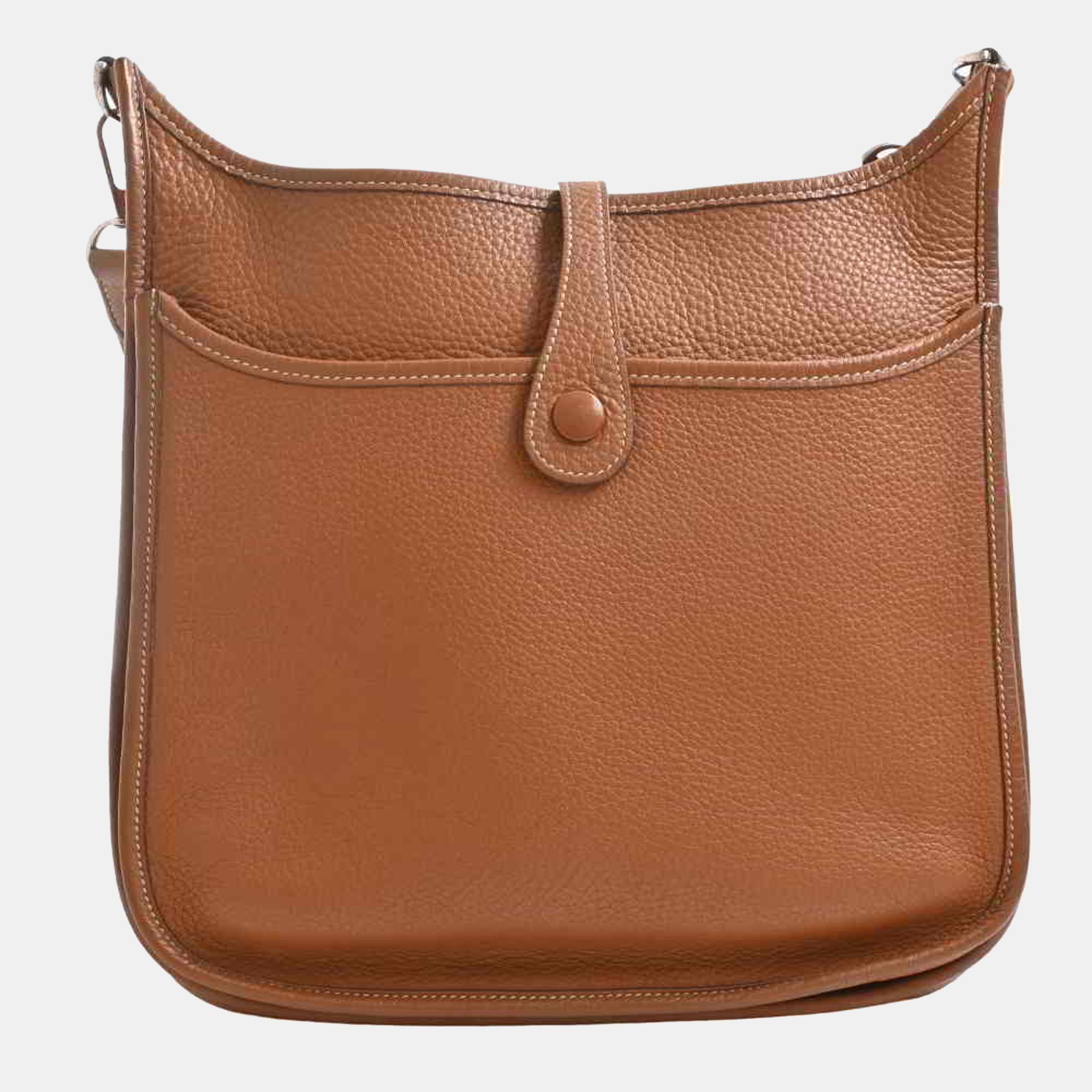 

Hermes Taurillon Clemence Evelyn Shoulder Bag Brown