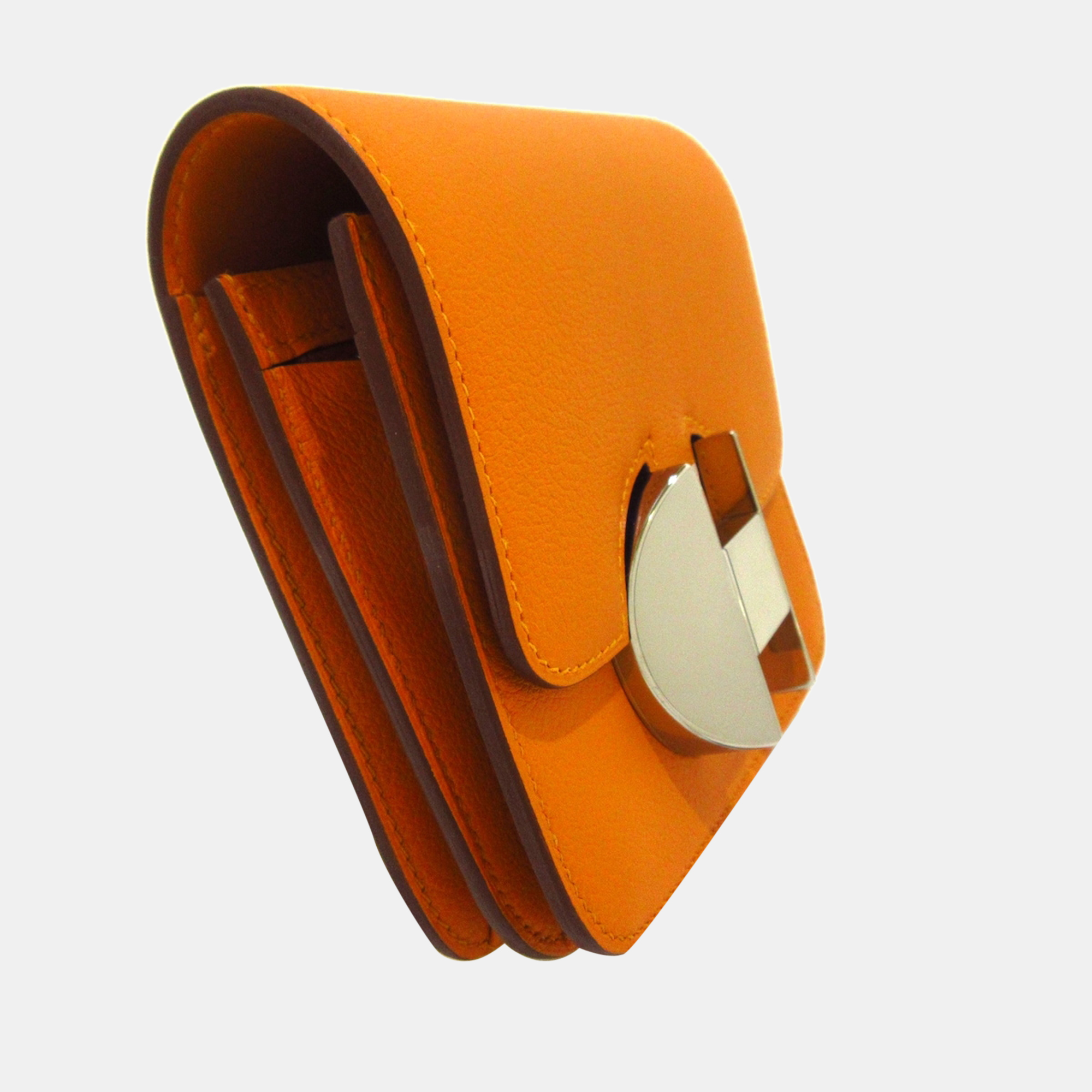 

Hermes Orange Leather 2002 Wallet