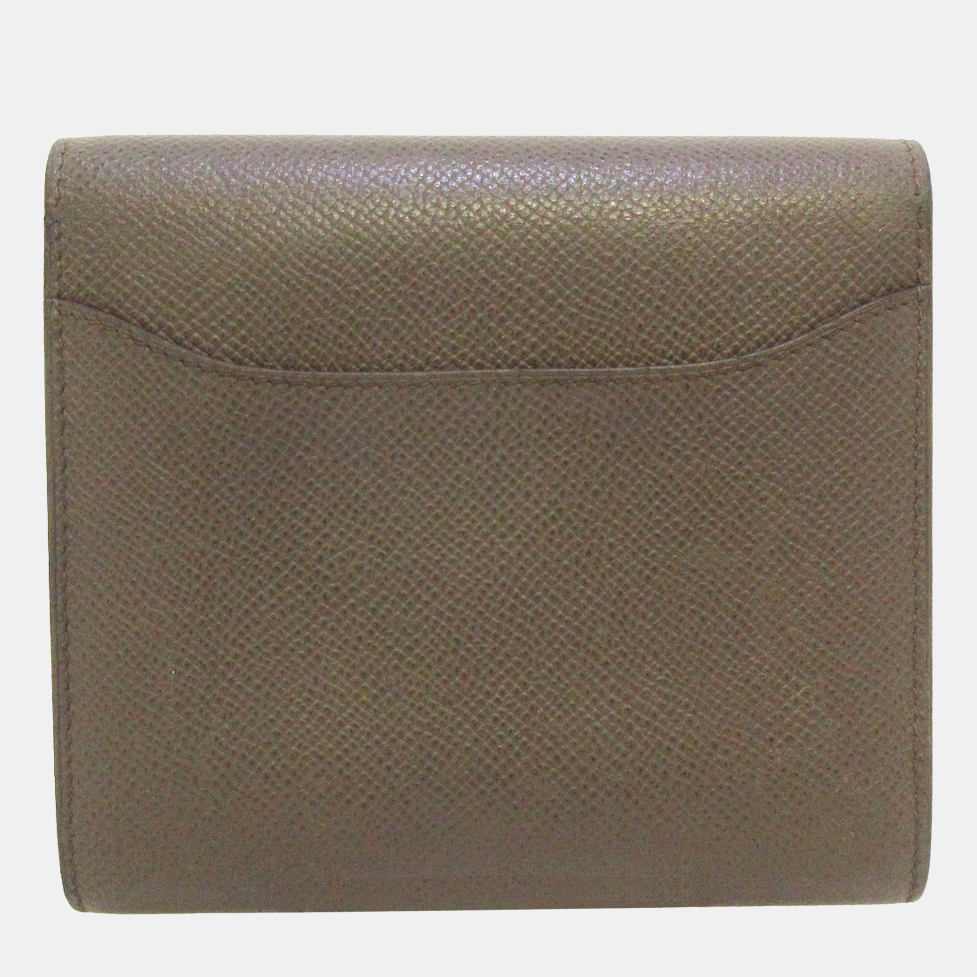 

Hermes Brown Leather Constance Wallet