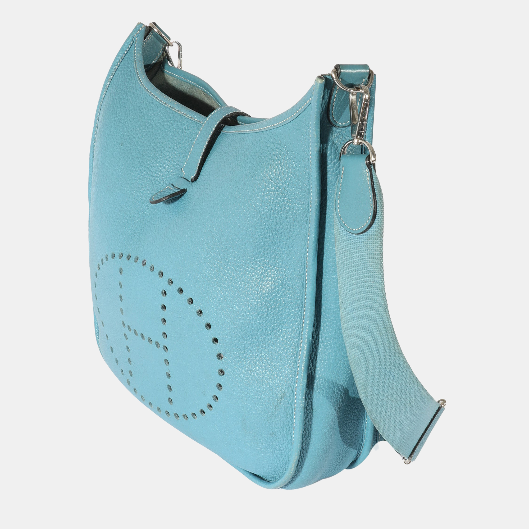 

Hermes Clemence Blue Jean Evelyne III