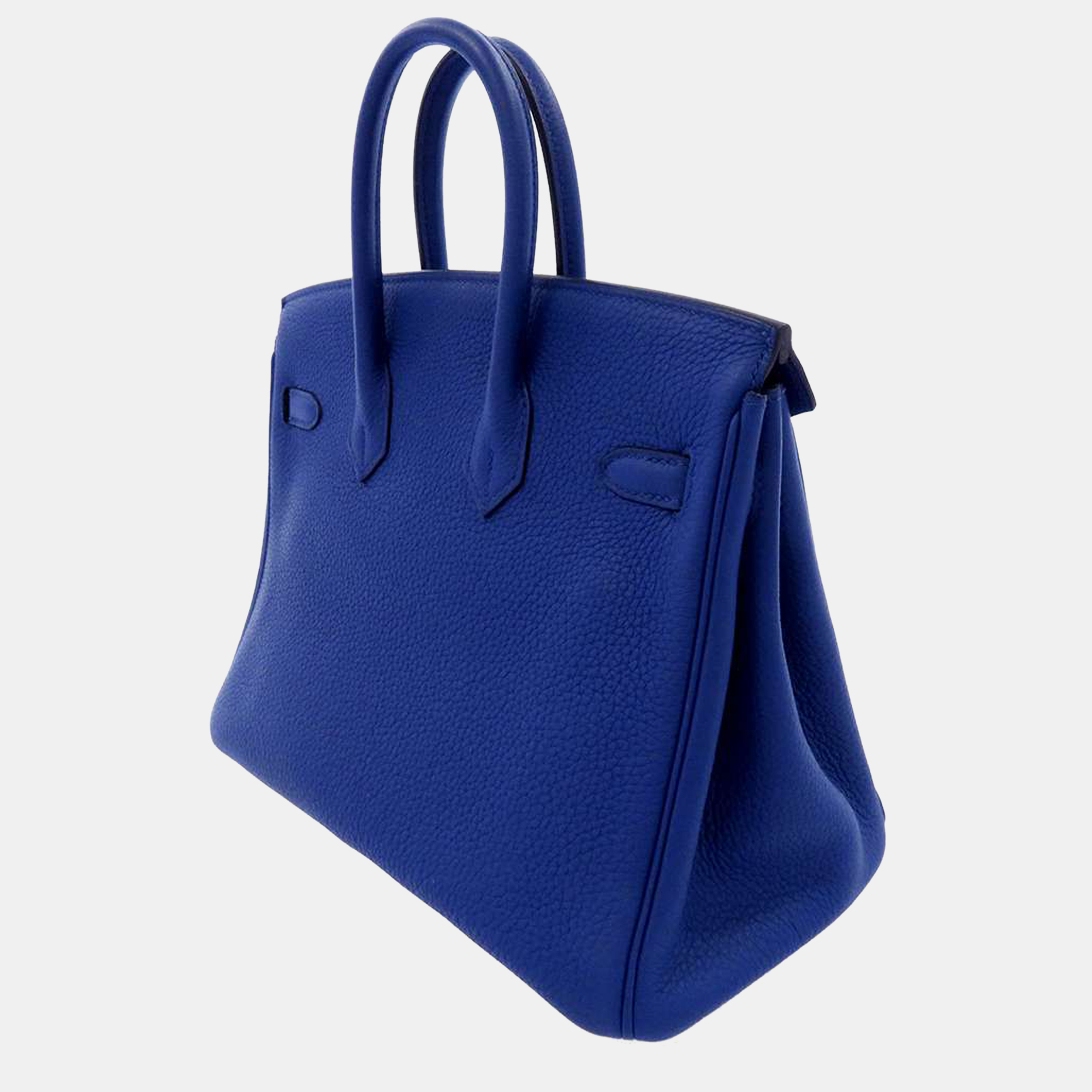 

Hermes Blue Togo Leather Palladium Hardware Birkin 25 Tote Bag