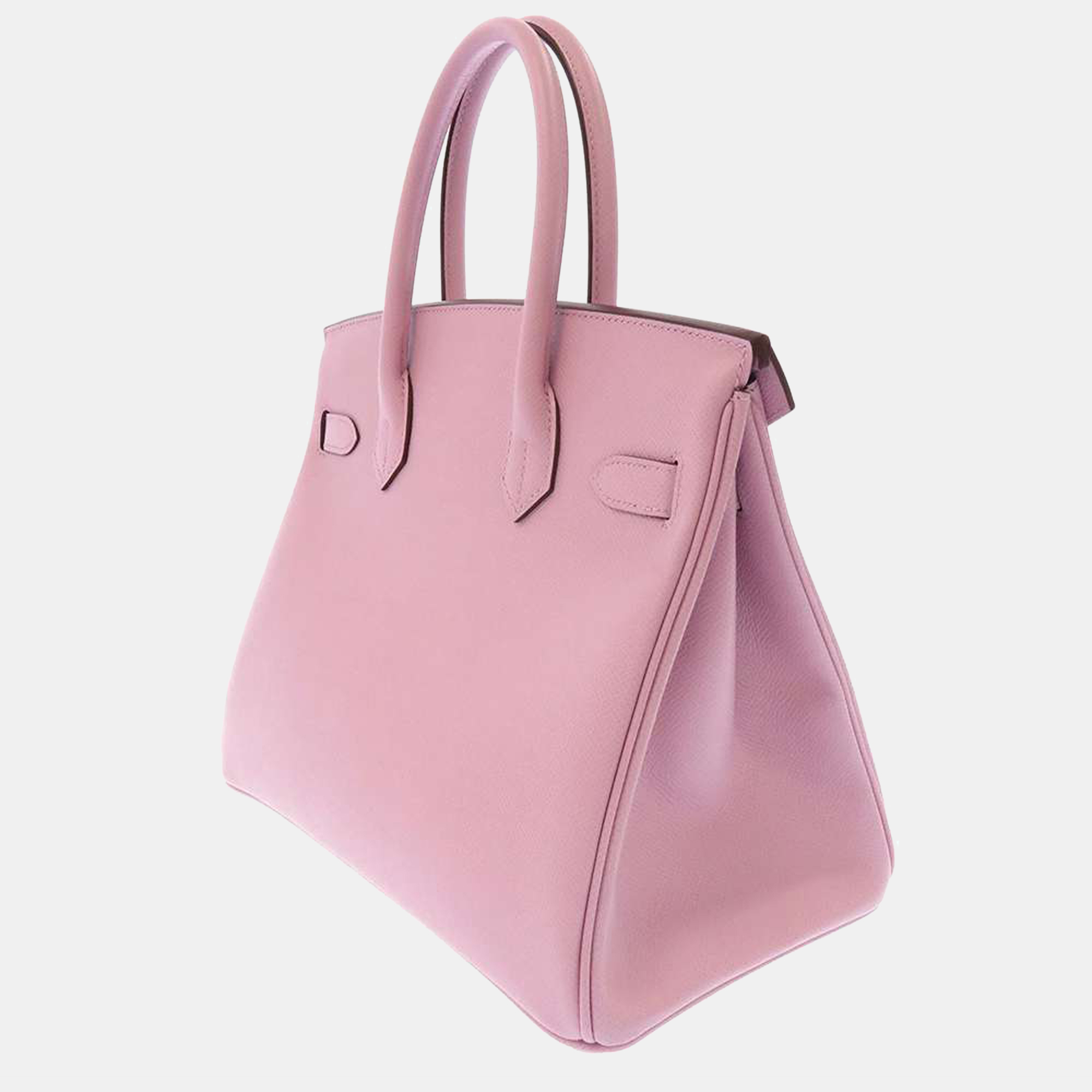 

Hermes Mauve Sylvestre Epsom Leather Palladium Hardware Birkin 30 Top Handle Bag, Pink