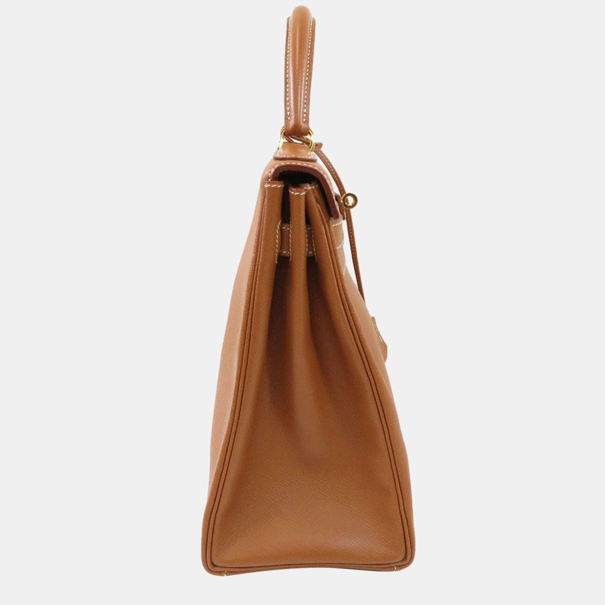 

Hermes Kelly 32 Gold Tote Bag Couchbel Ladies, Brown
