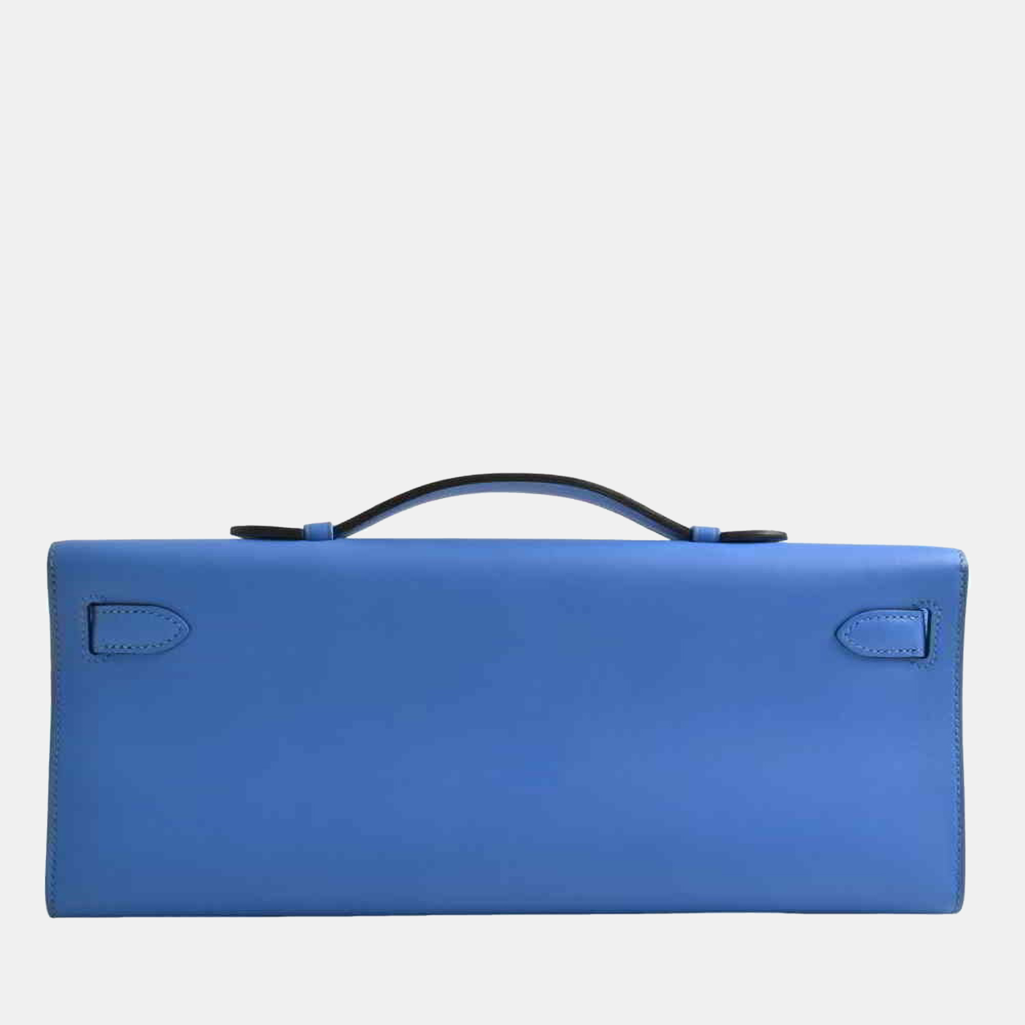 

Hermes Vaux Swift Kelly Cut Handbag Light Blue