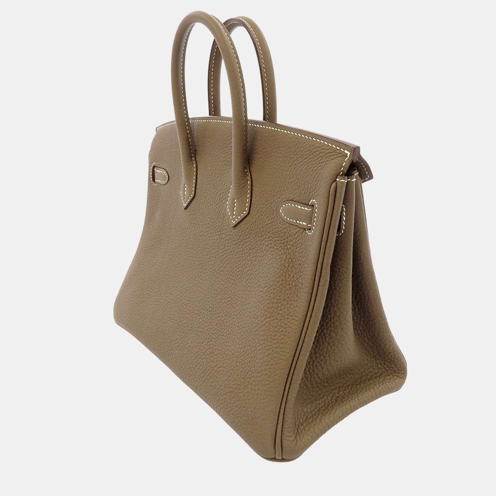 

Hermes Grey Togo Leather Gold Hardware Birkin 25 Bag