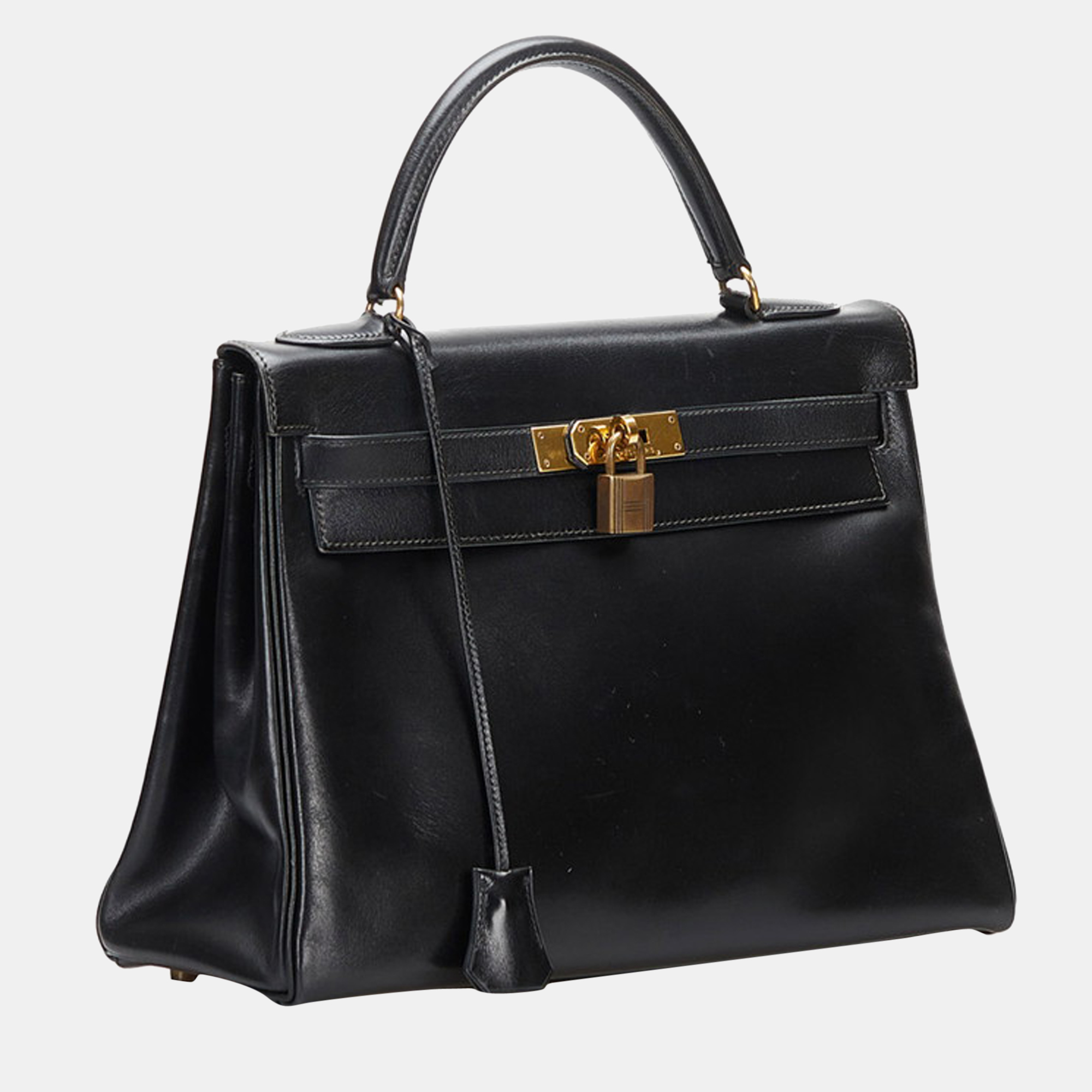 

Hermes Black Box Leather Kelly Retourne 32 bag