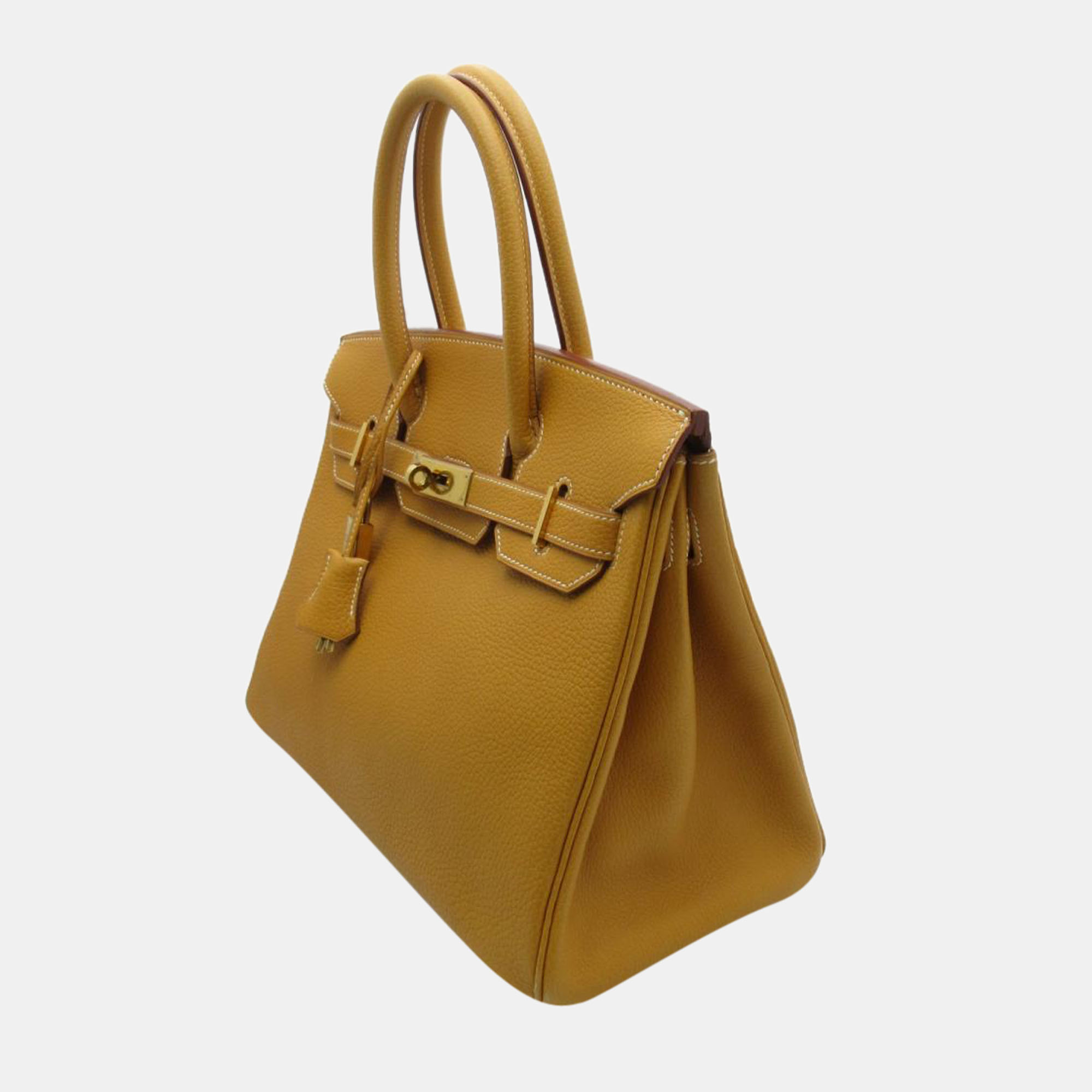 

Hermes Brown Togo Leather Gold Hardware Birkin 30 Bag
