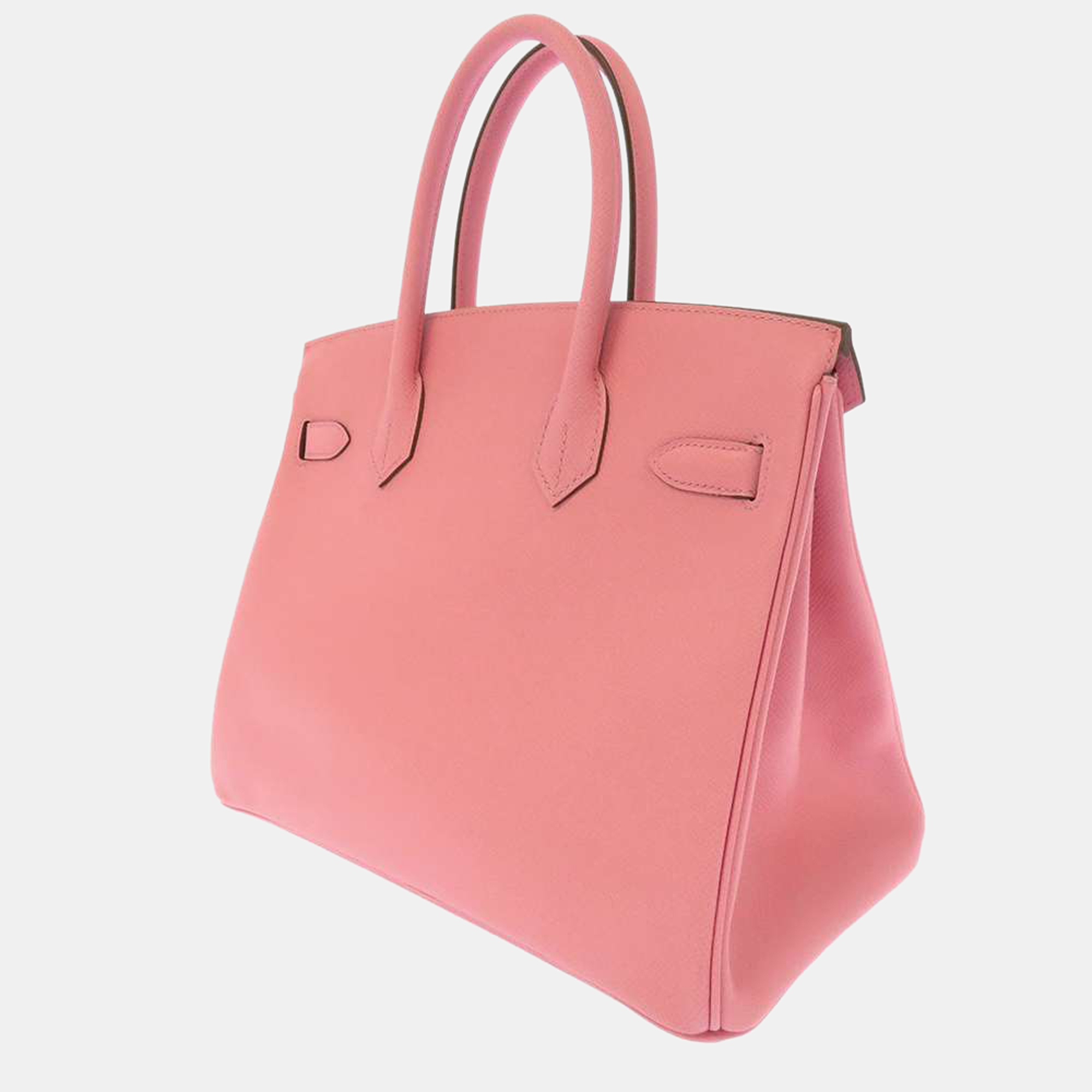

Hermes Pink Epsom Leather Palladium Hardware Birkin 30 Bag