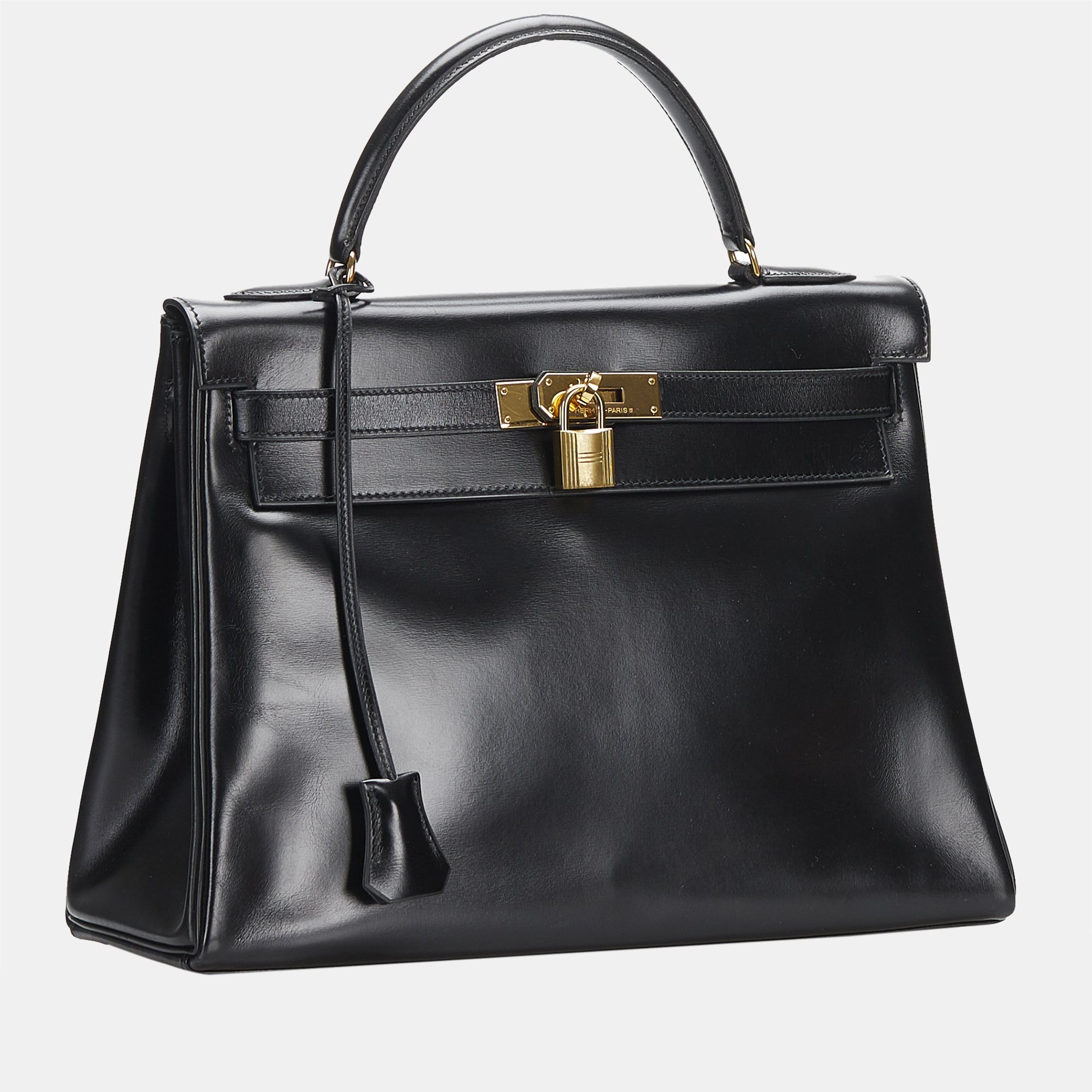 

Hermes Black Box Calf Kelly Retourne 32