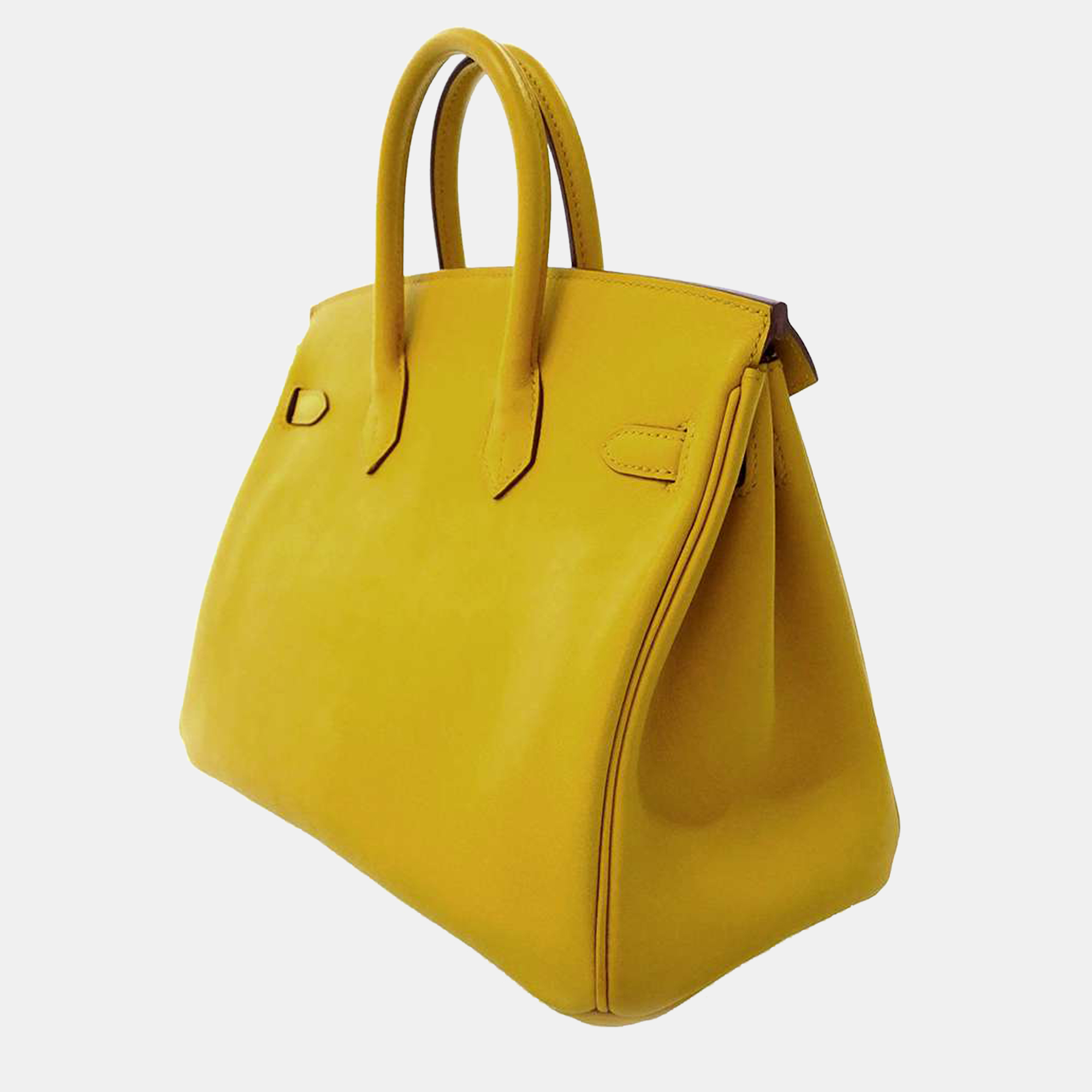 

Hermes Yellow Swift Leather Gold Hardware Birkin 25 Bag