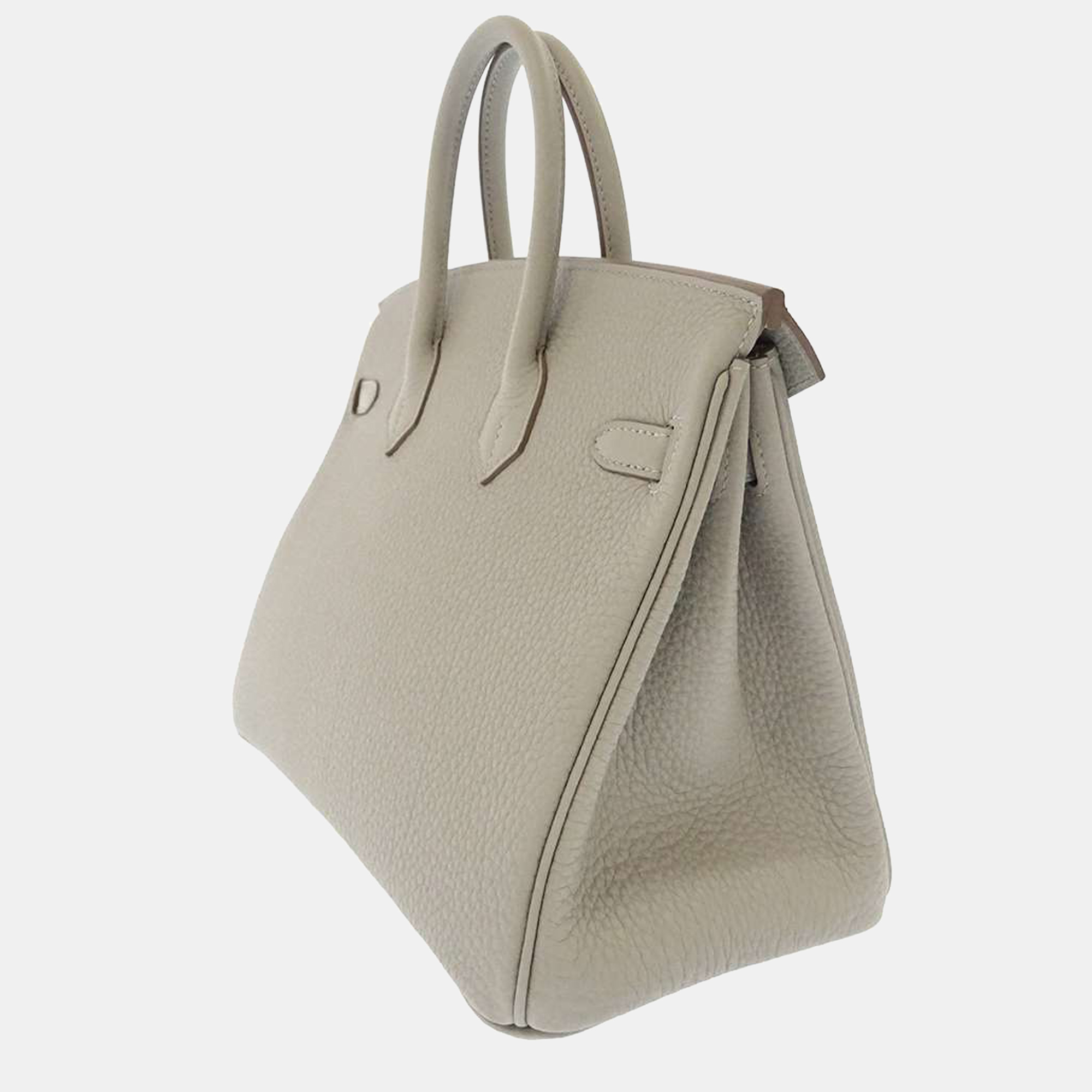 

Hermes Grey Togo Leather Palladium Hardware Birkin 25 Bag