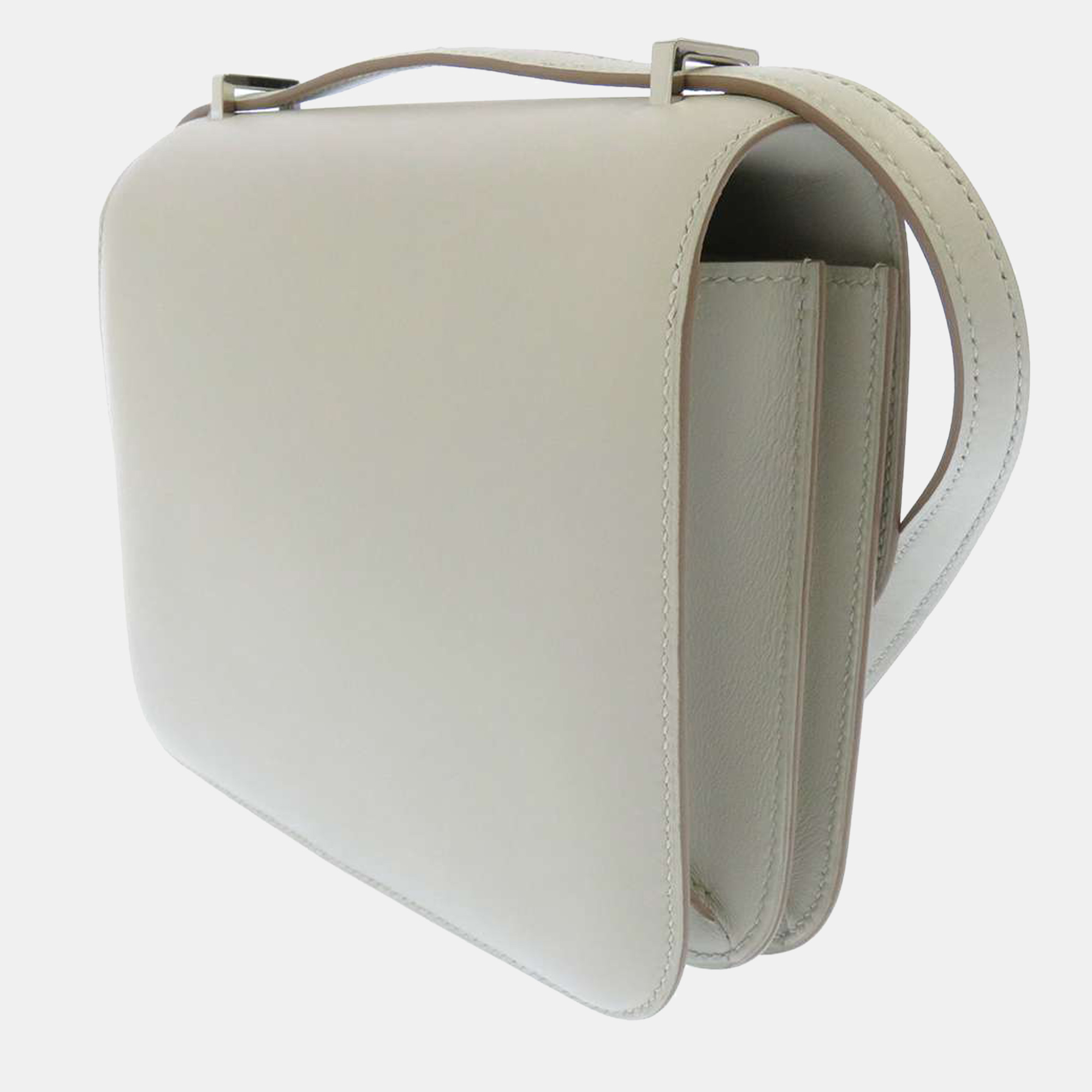 

Hermes Pearl Grey Swift Leather Mini Constance III Shoulder Bag