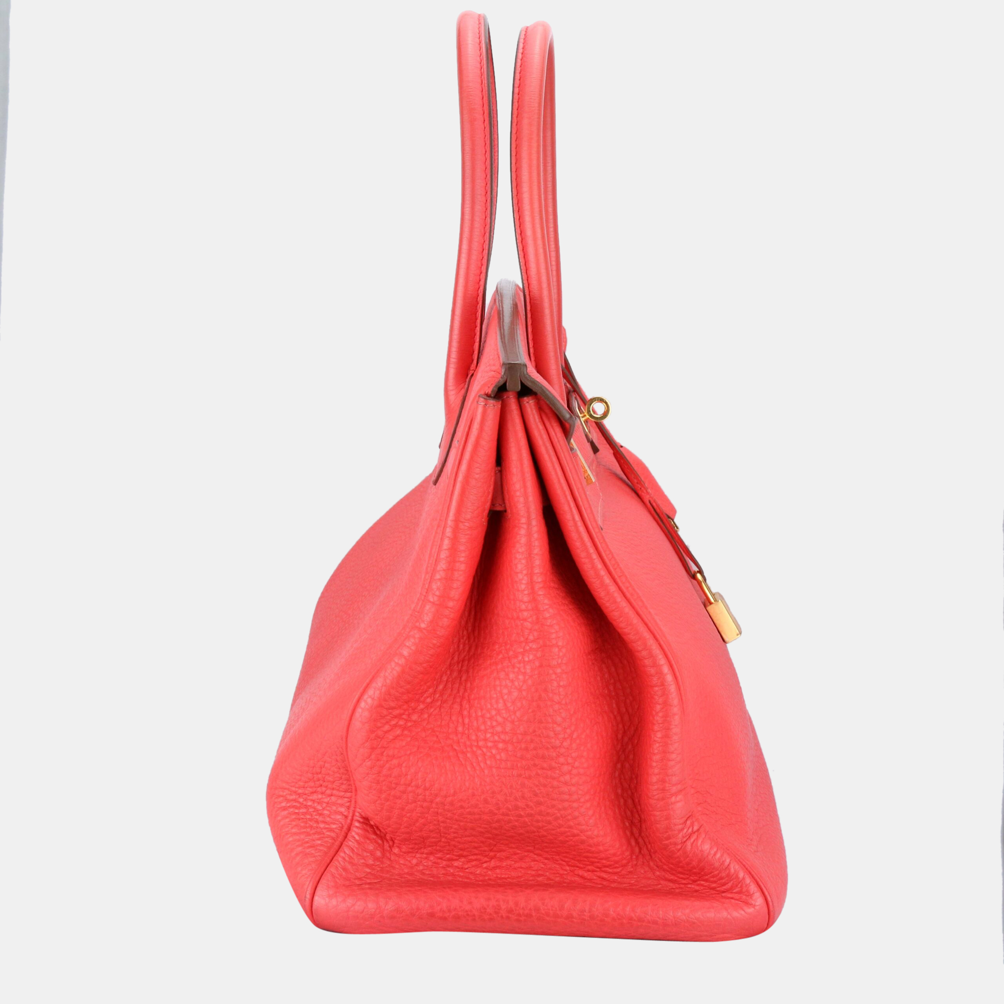 

Hermes Togo Leather Birkin  with Gold Hardware, Pink