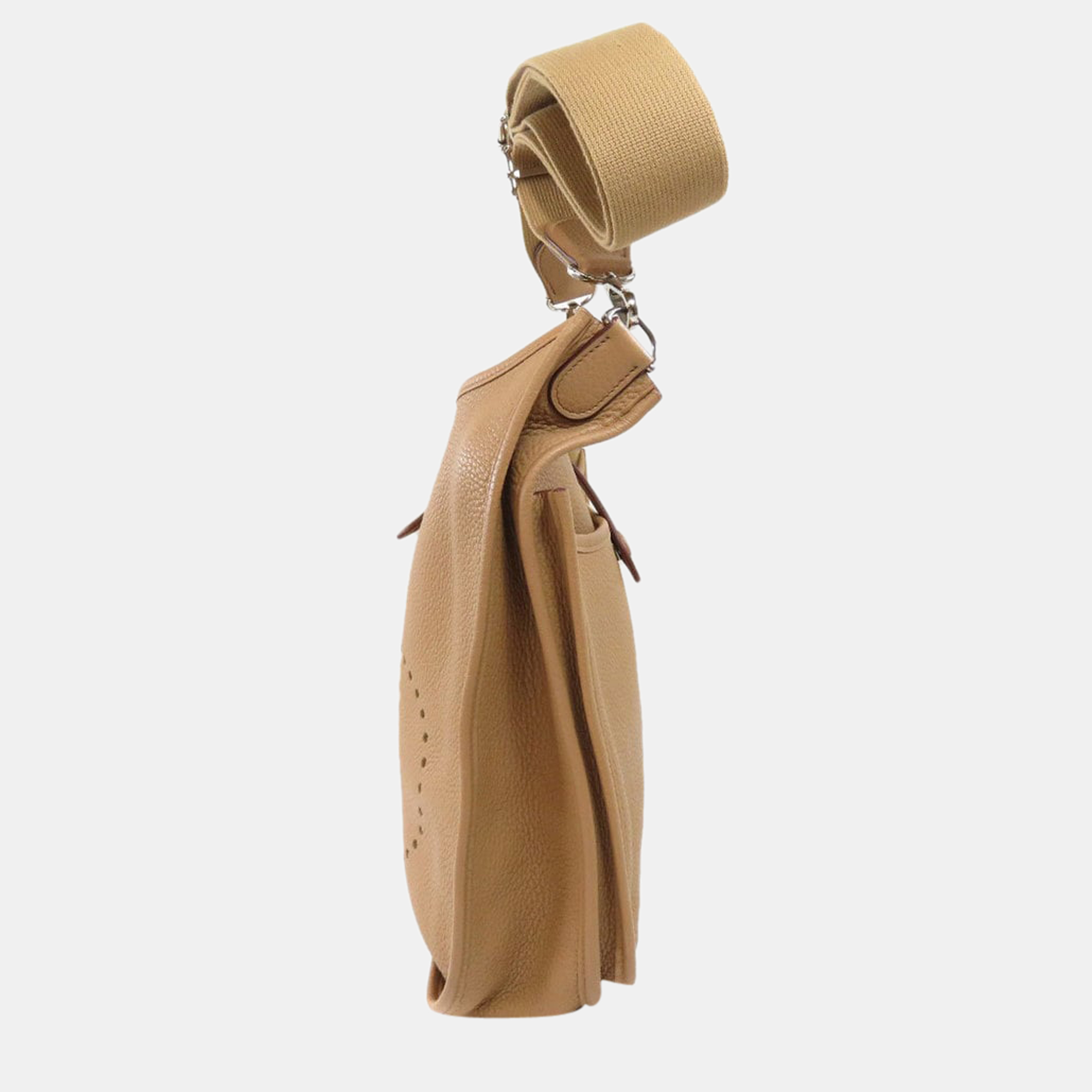

Hermes Evelyn 3 GM Beige Shoulder Bag Taurillon Ladies, Brown