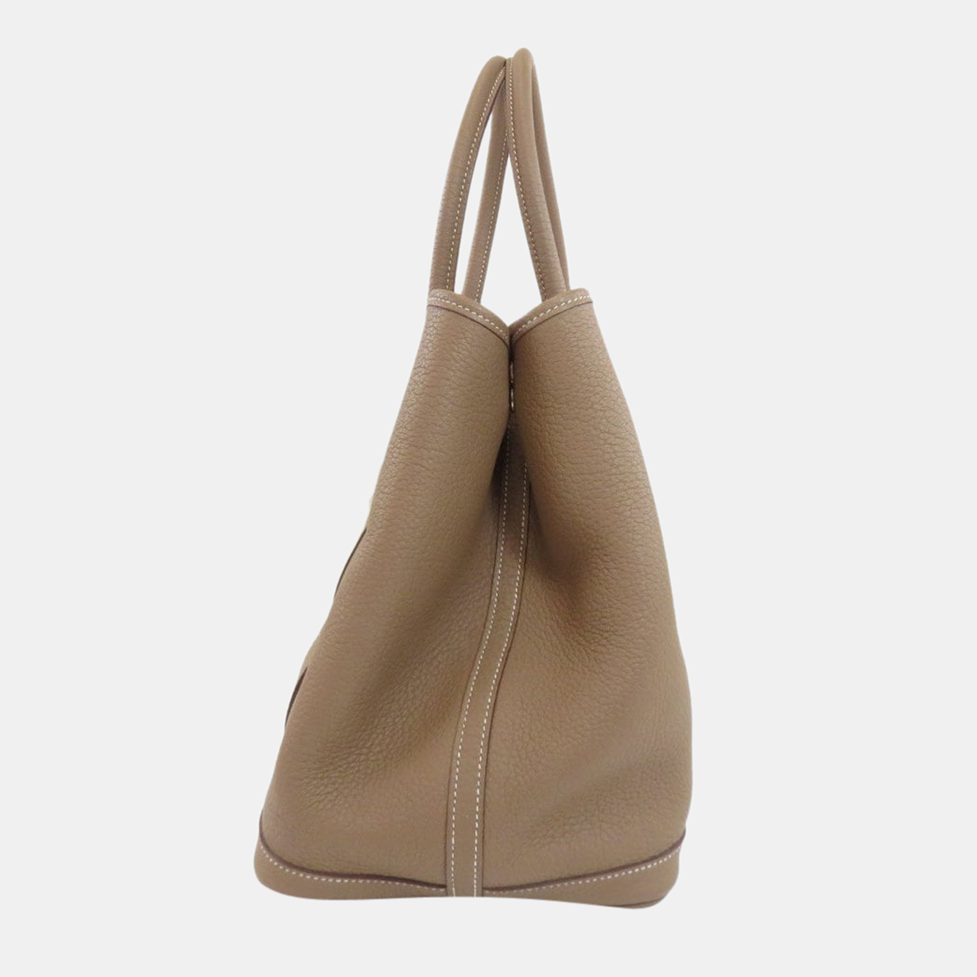 

Hermes Garden PM Etoupe Tote Bag Taurillon Ladies, Beige