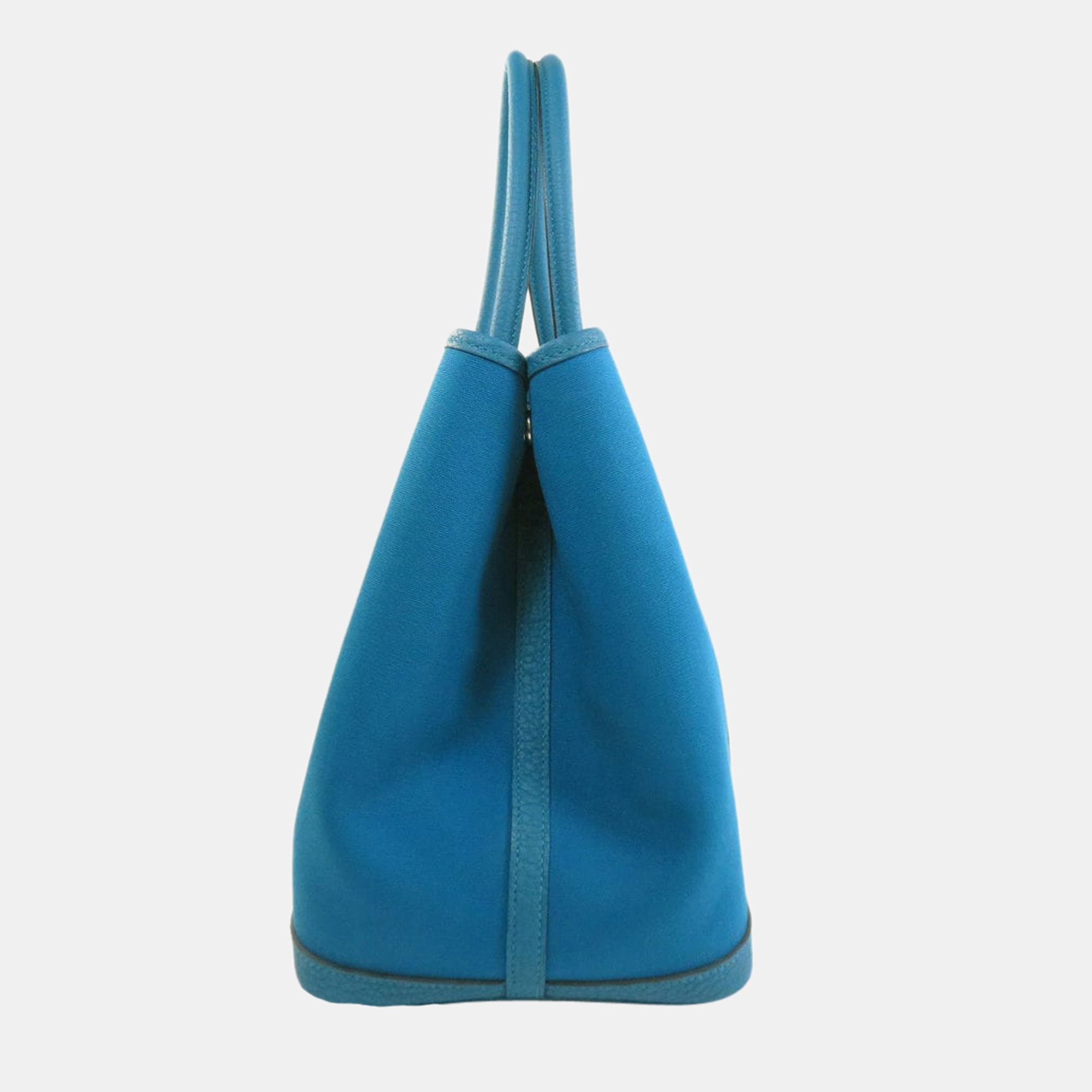 

Hermes Garden PM Toile Officie Blue Tote Bag Women's