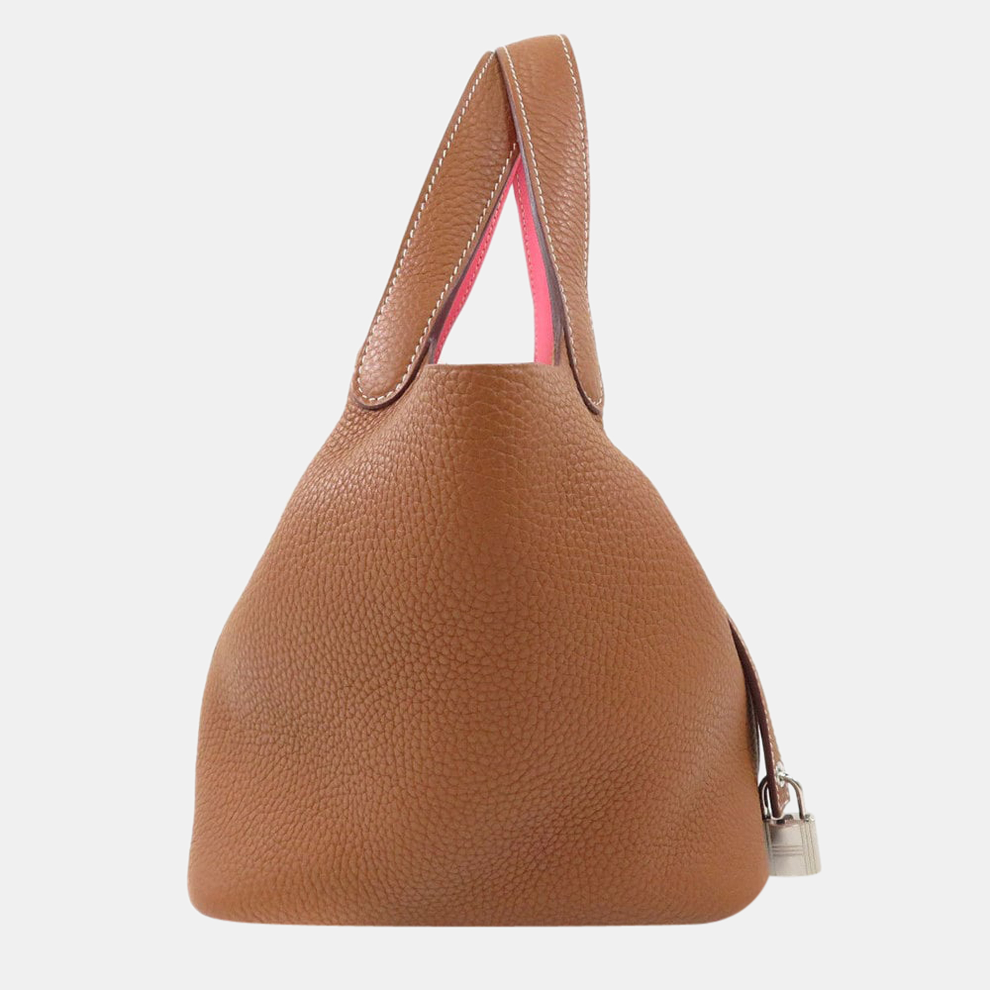 

Hermes Picotin Rock Eclat PM Gold Handbag Taurillon Ladies, Brown