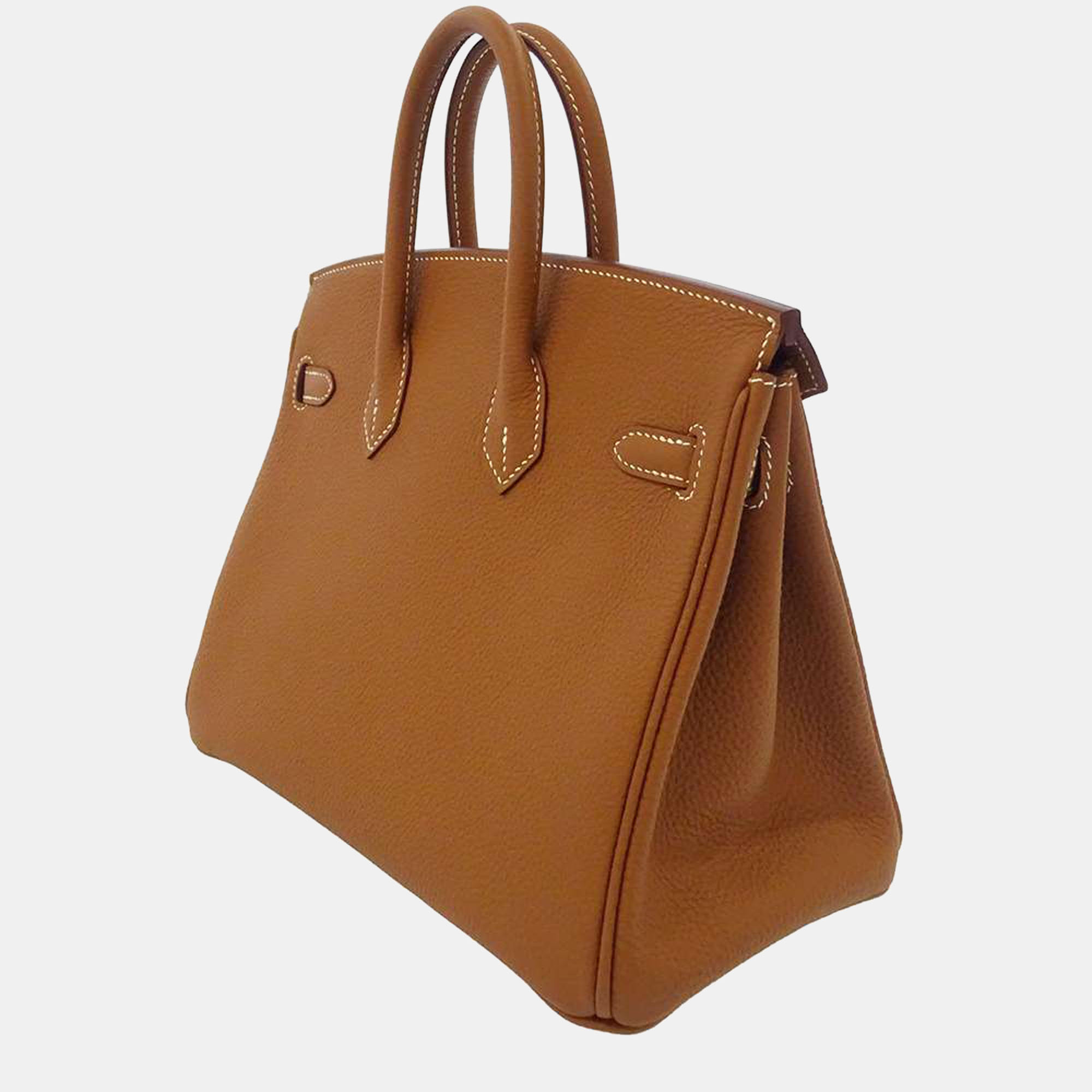 

Hermes Gold Togo Leather Palladium Hardware Birkin 25 Bag