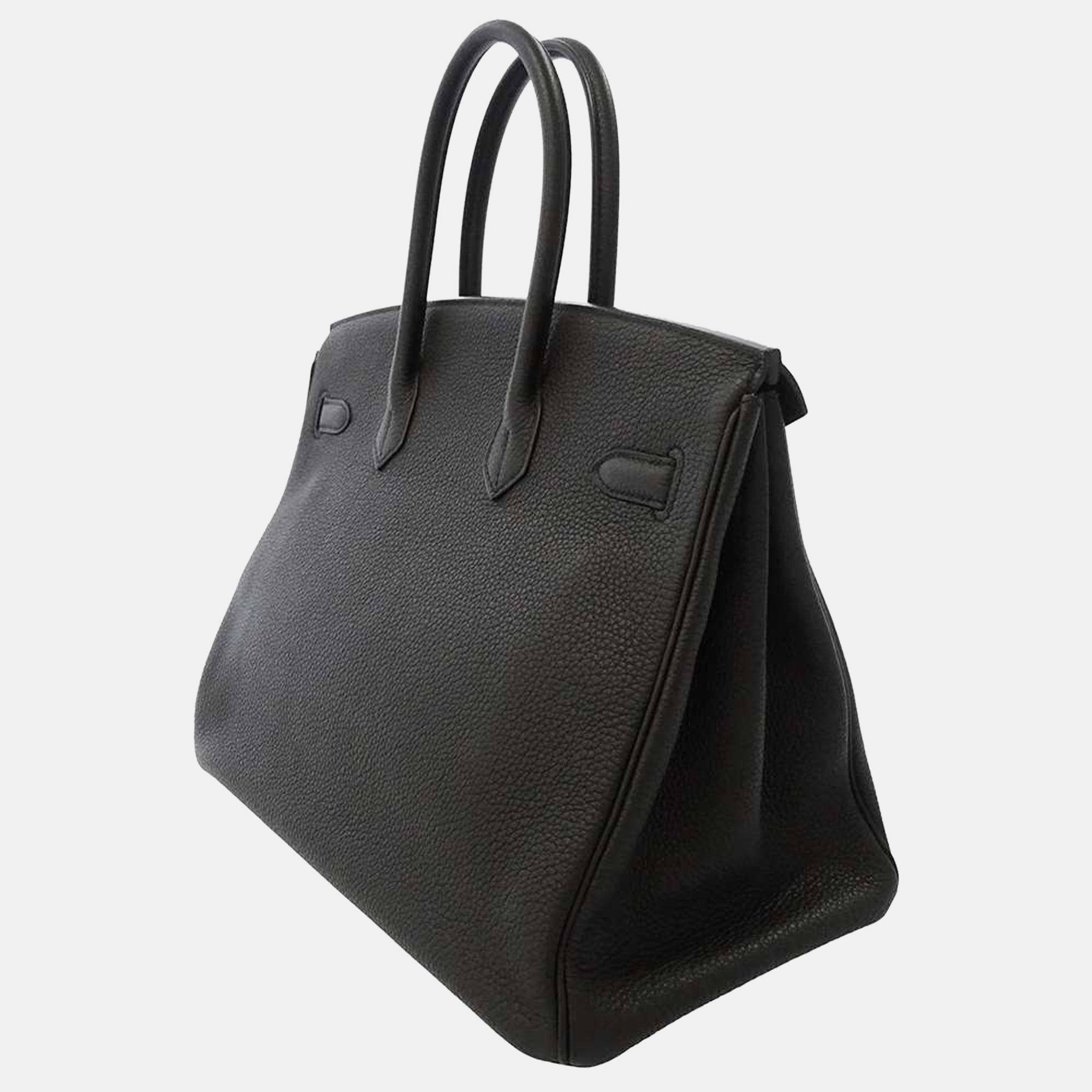

Hermes Black/Blue Togo Leather Palladium Hardware Birkin 35 Bag