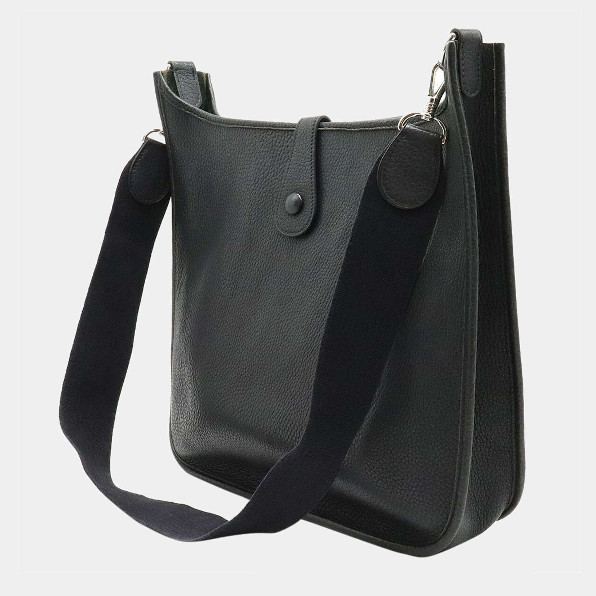 

Hermes Evelyn 1 GM shoulder bag leather black E stamp